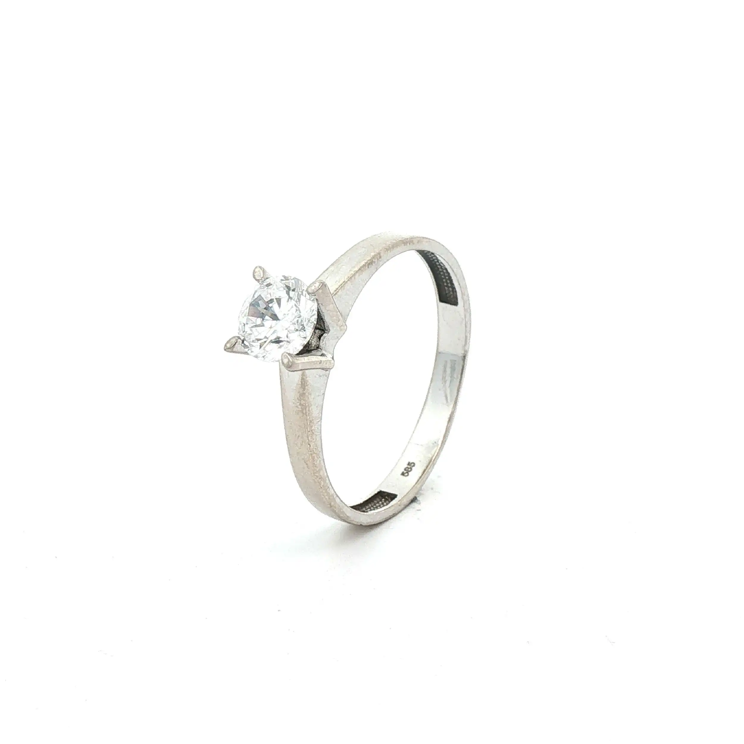 Ring Weißgold mit Zirkonia