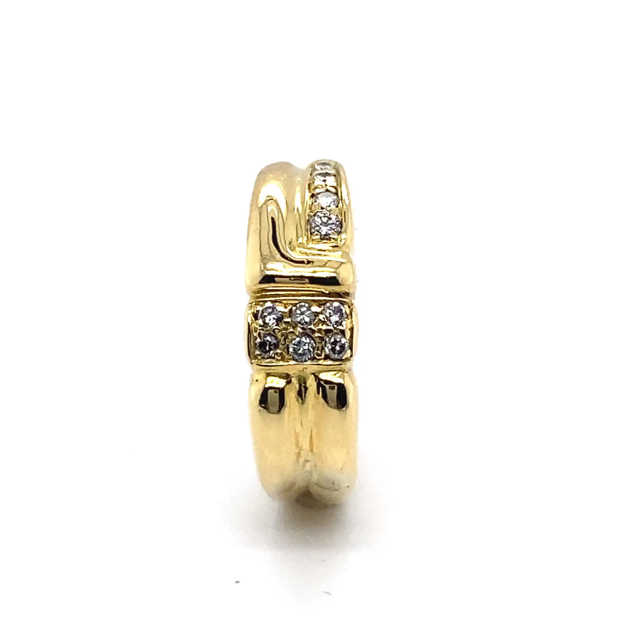 Ring Gelbgold mit Brillanten Ring Gelbgold mit Brillanten