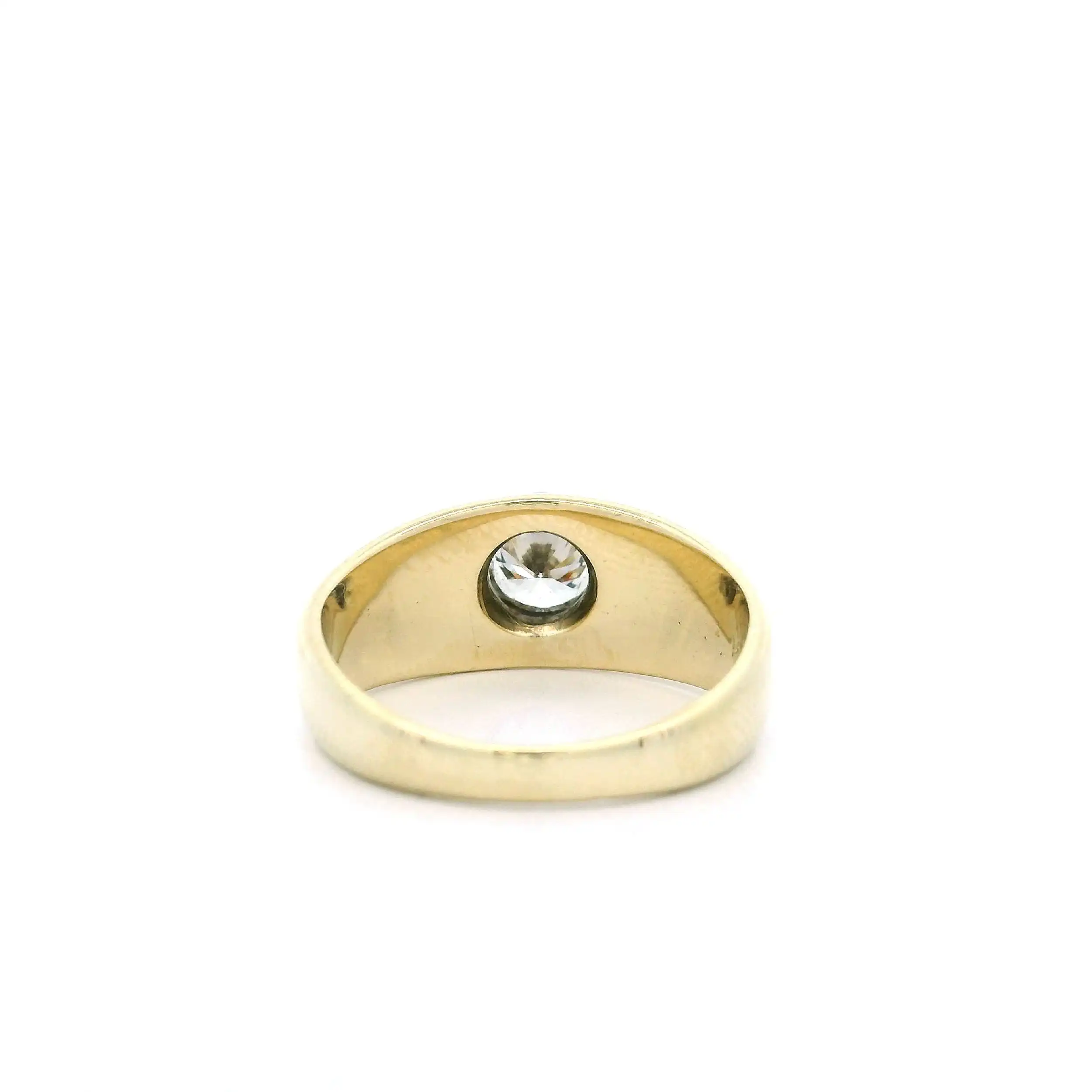 Ring Bicolor mit Brillant Ring Bicolor mit Brillant