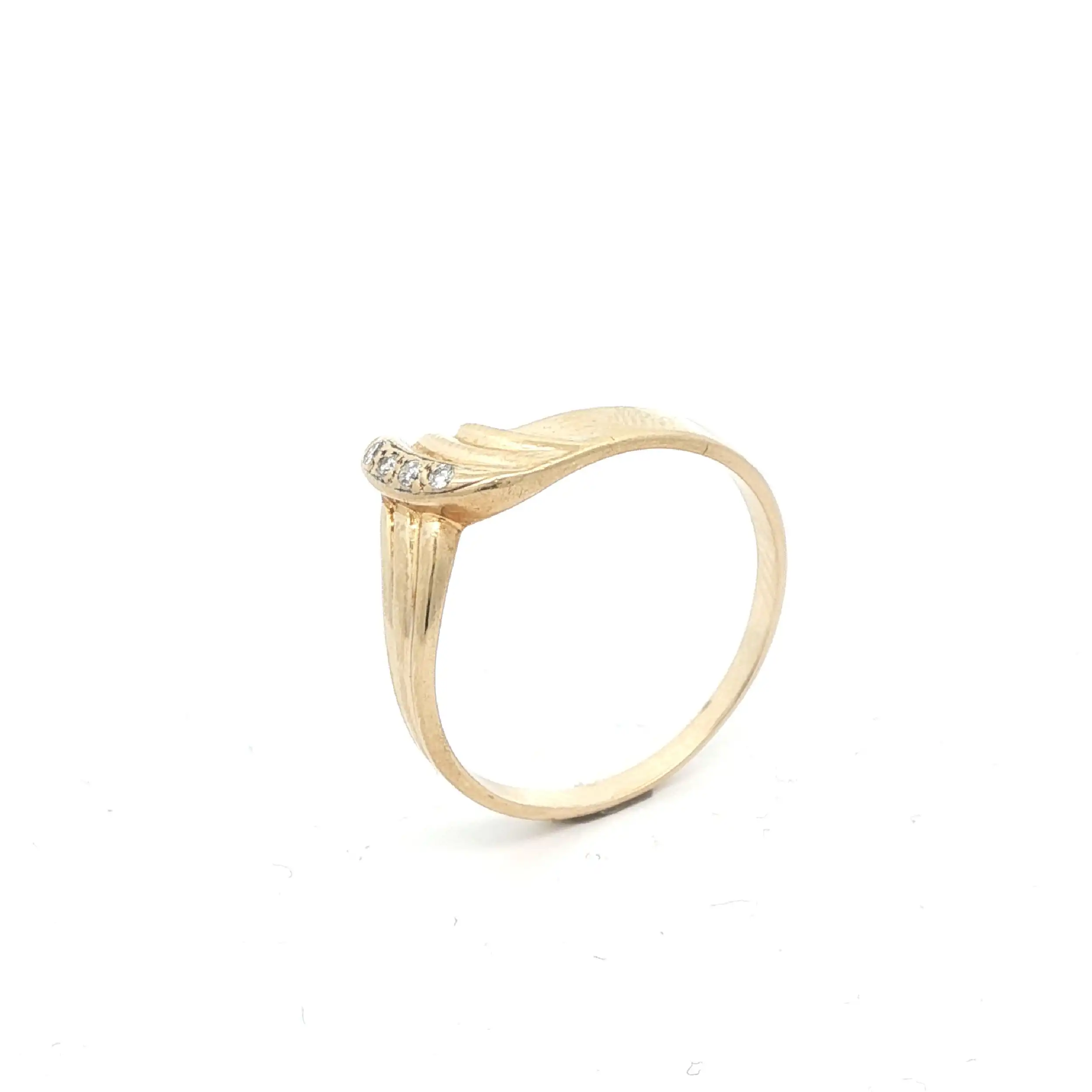 Ring Gelbgold mit Brillanten