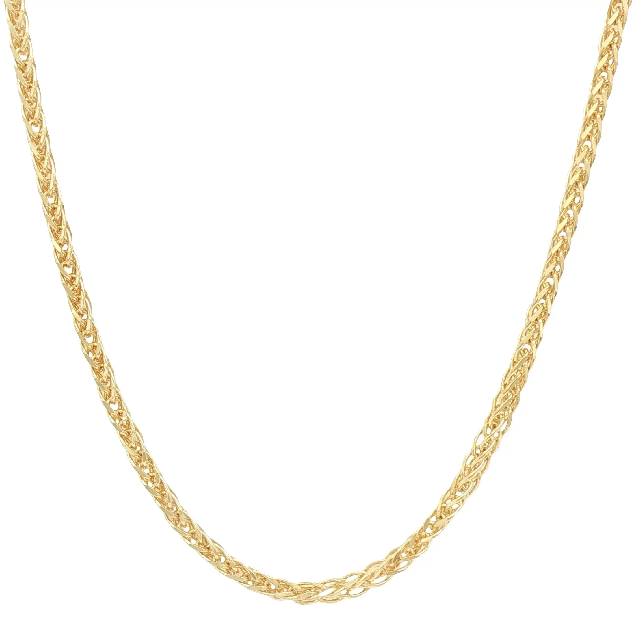 Zopfkette Gelbgold