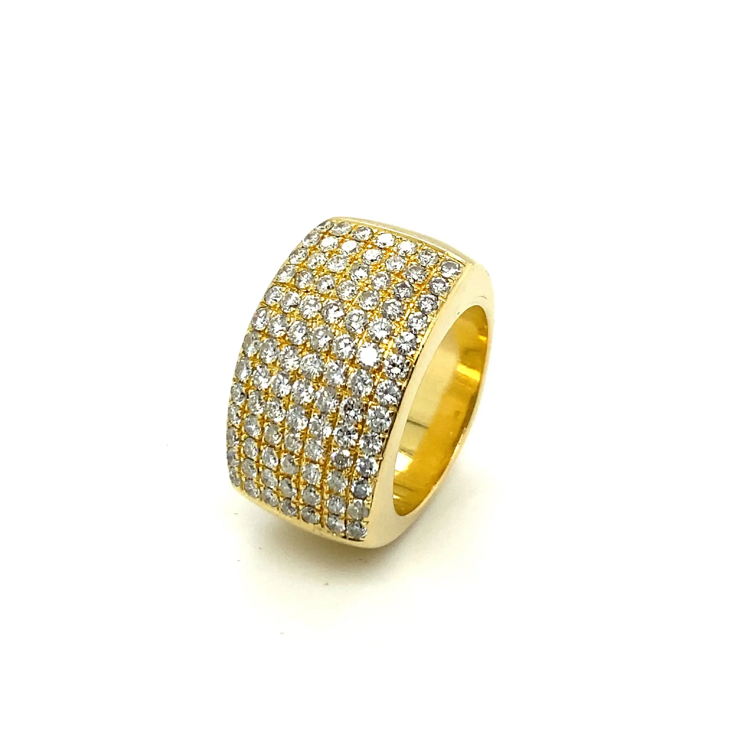 Ring Gelbgold mit Brillanten