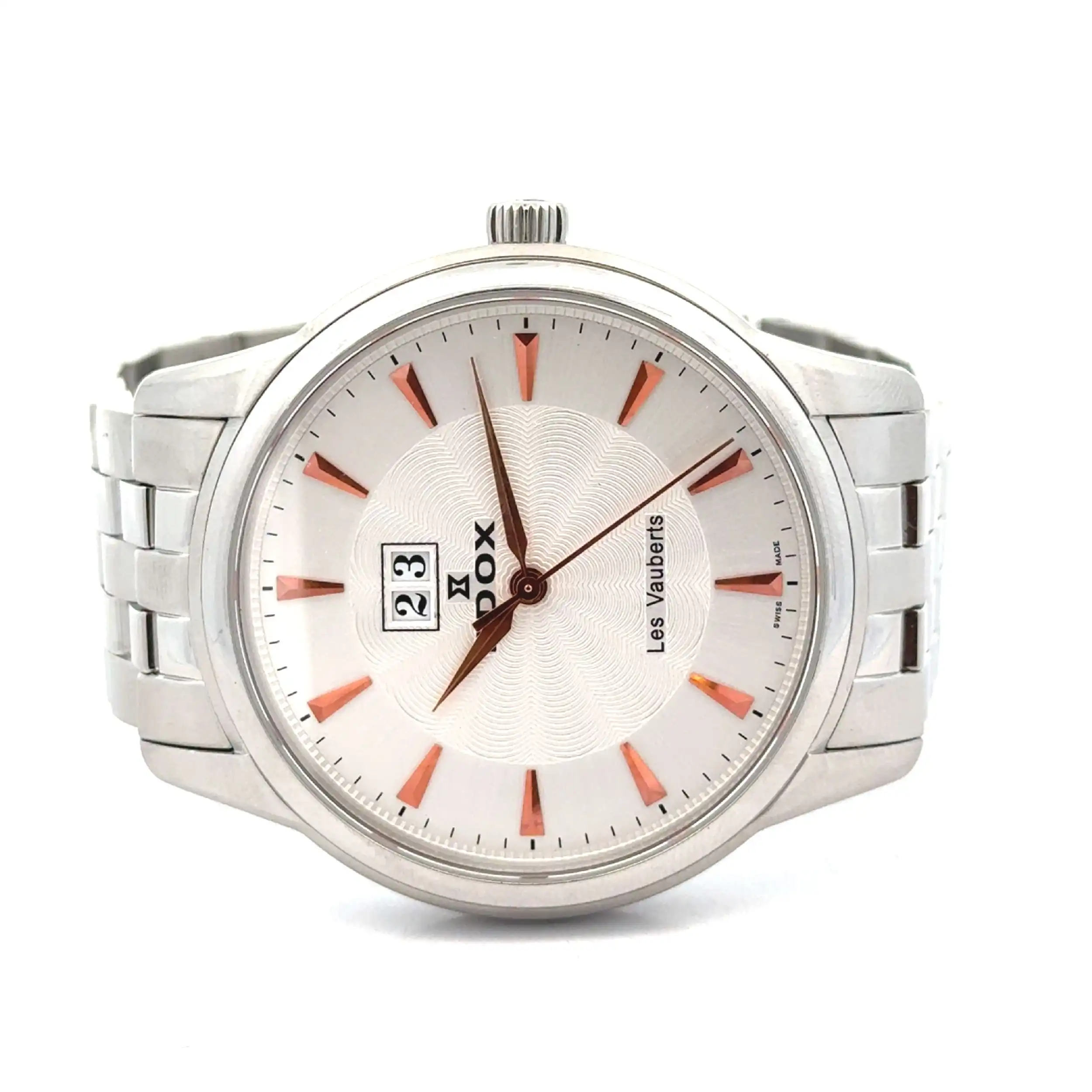Herrenuhr Edox les Vauberts Big Date