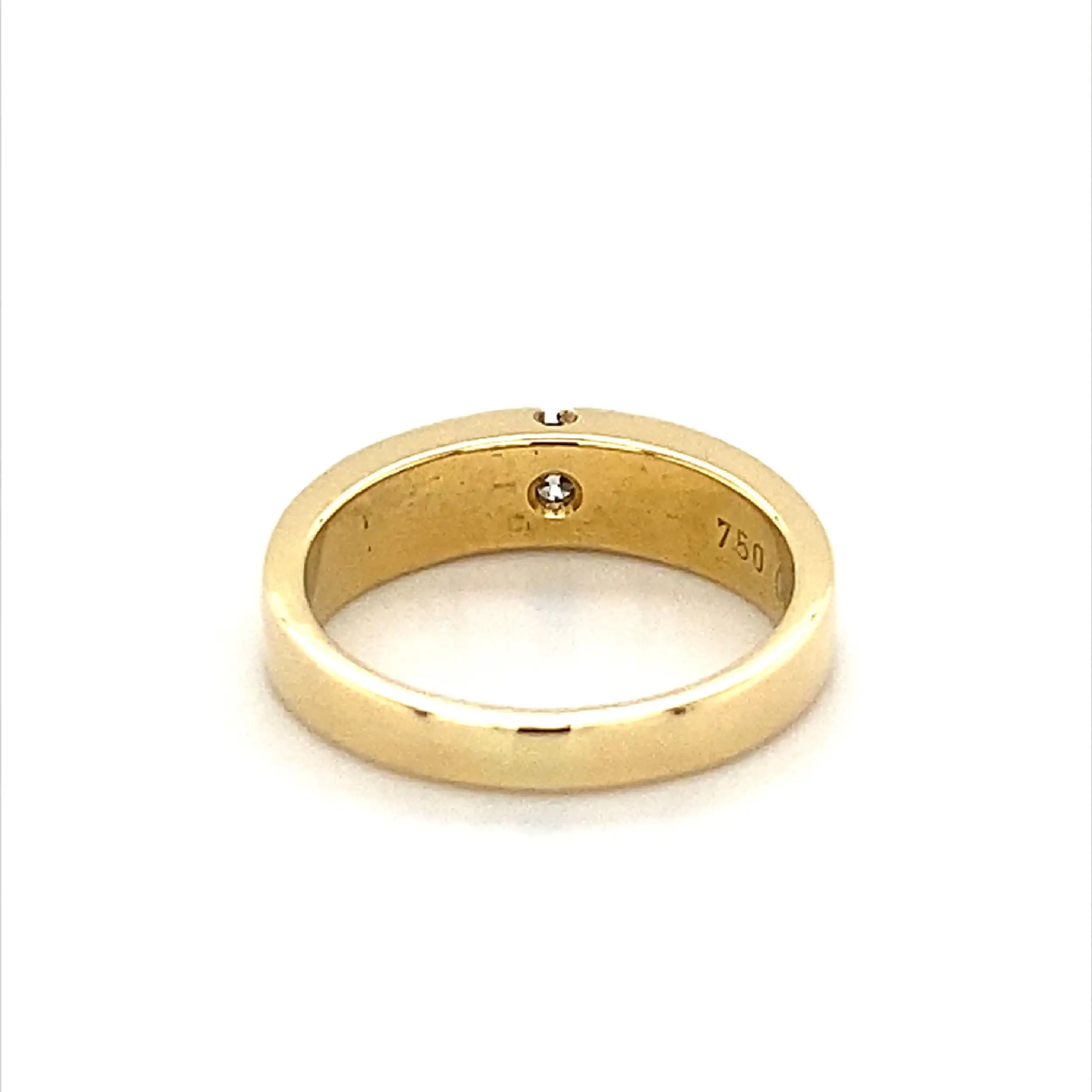 Ring Gelbgold mit Brillant Ring Gelbgold mit Brillant