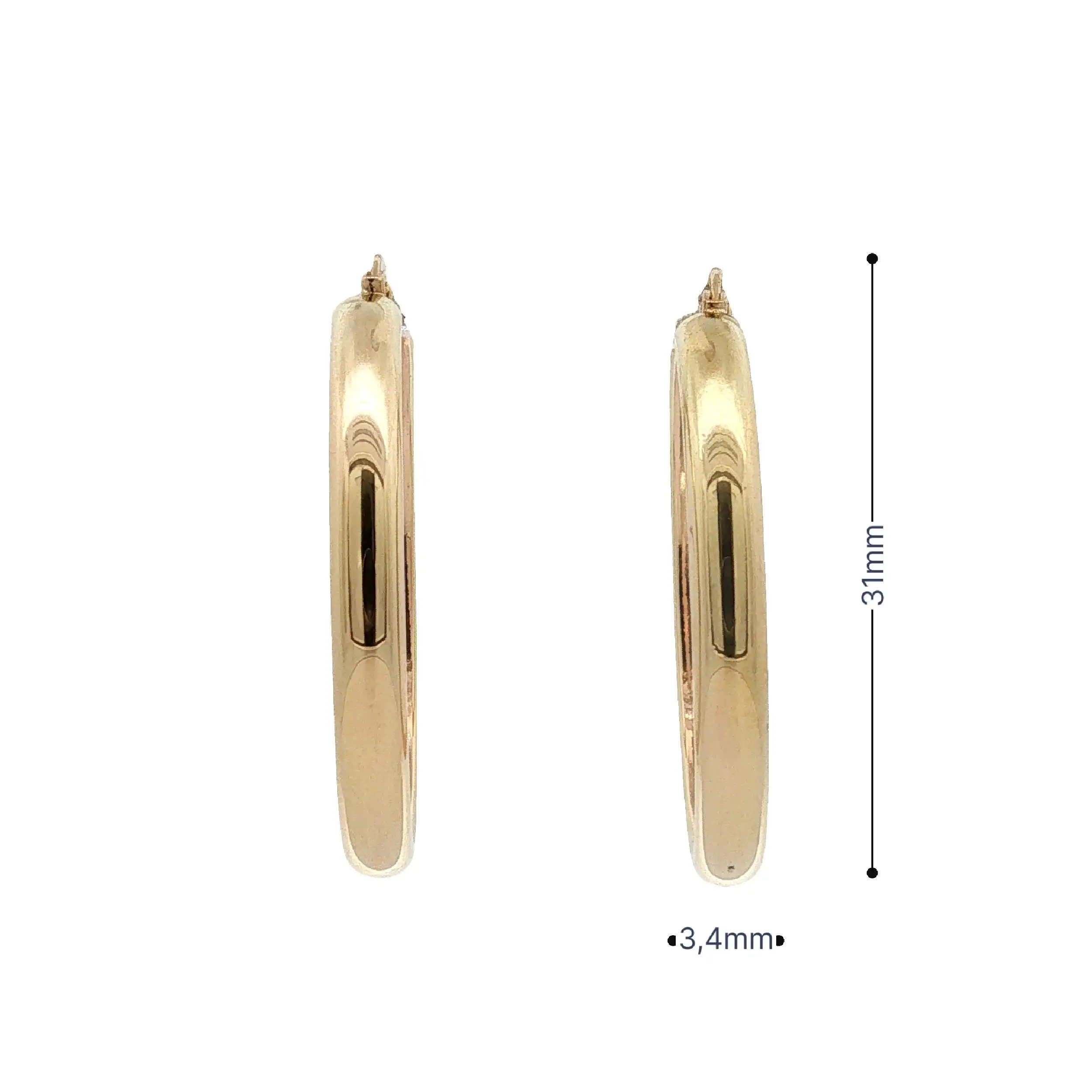 Creolen Gelbgold