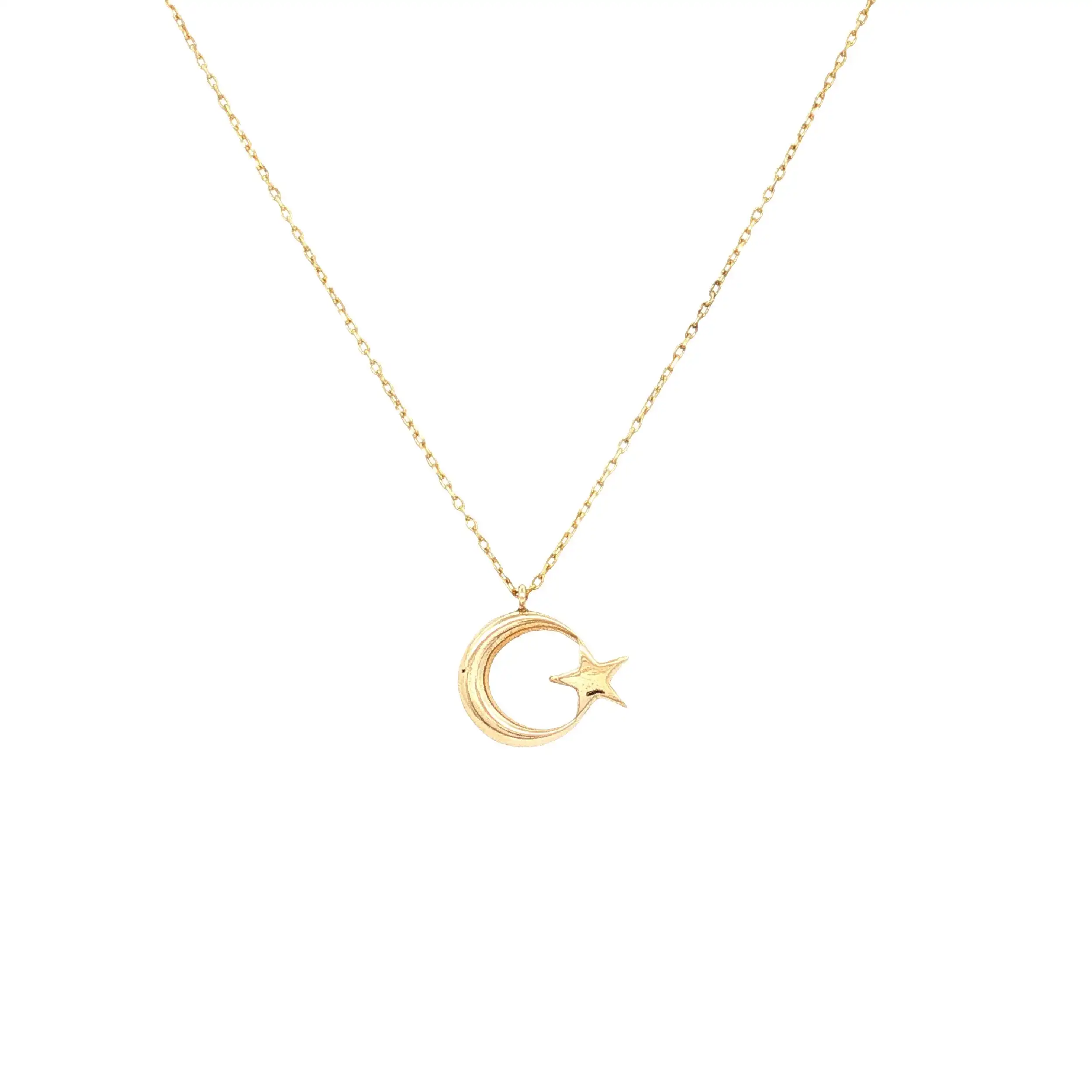 Ankerkette Gelbgold mit Anhänger Türkei Ankerkette Gelbgold mit Anhänger Türkei