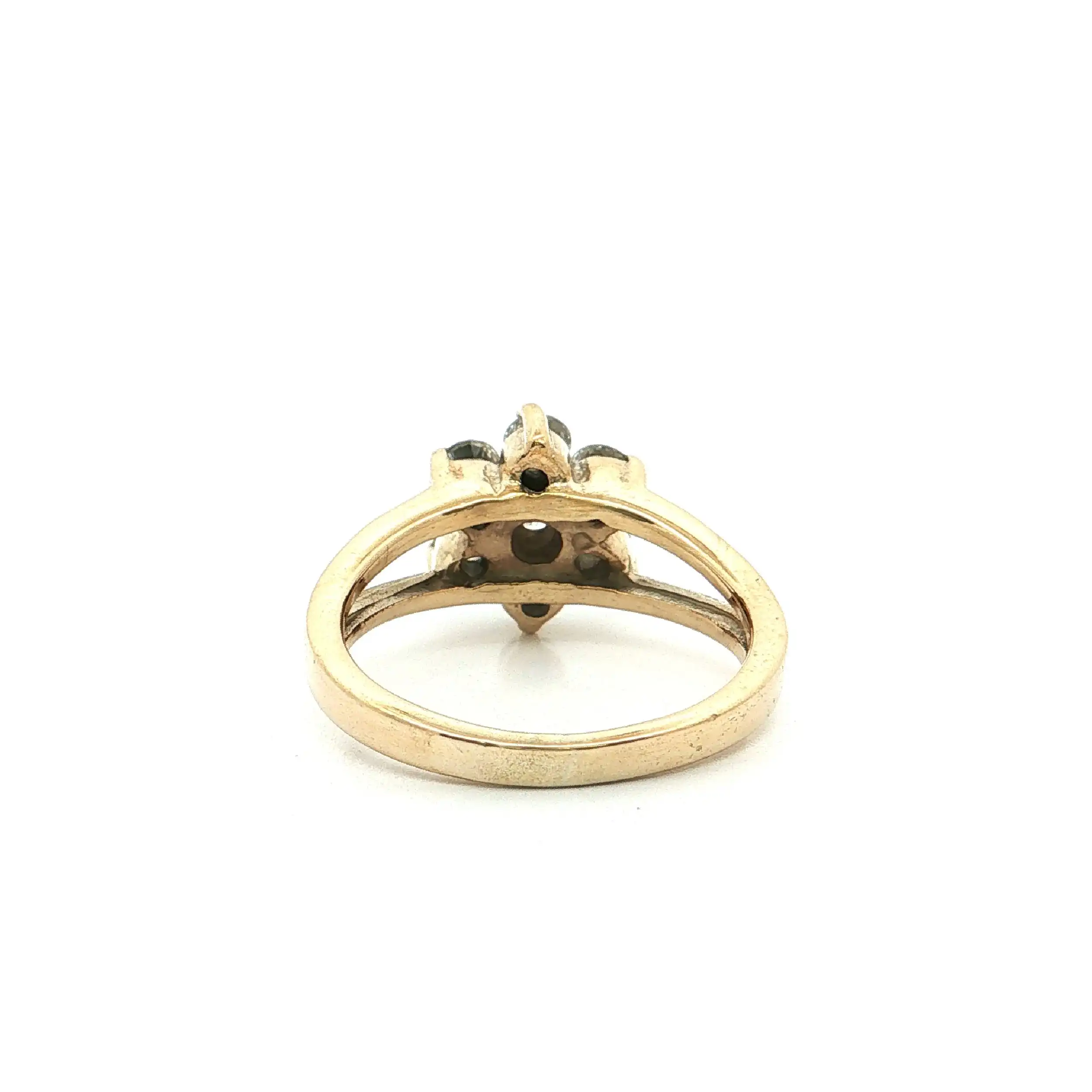 Ring Silber vergoldet mit Zirkonia