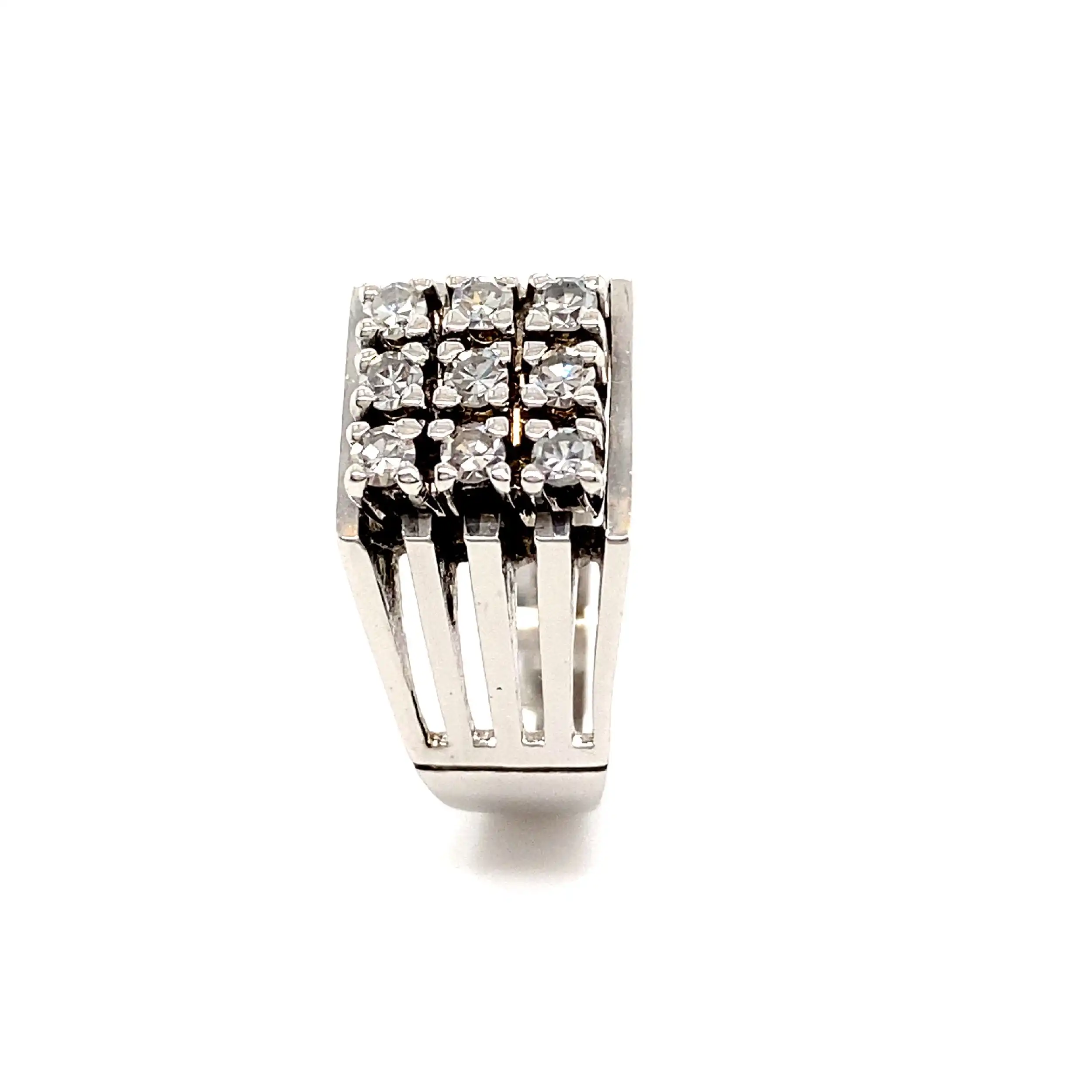 Ring Weißgold mit Diamanten Ring Weißgold mit Diamanten