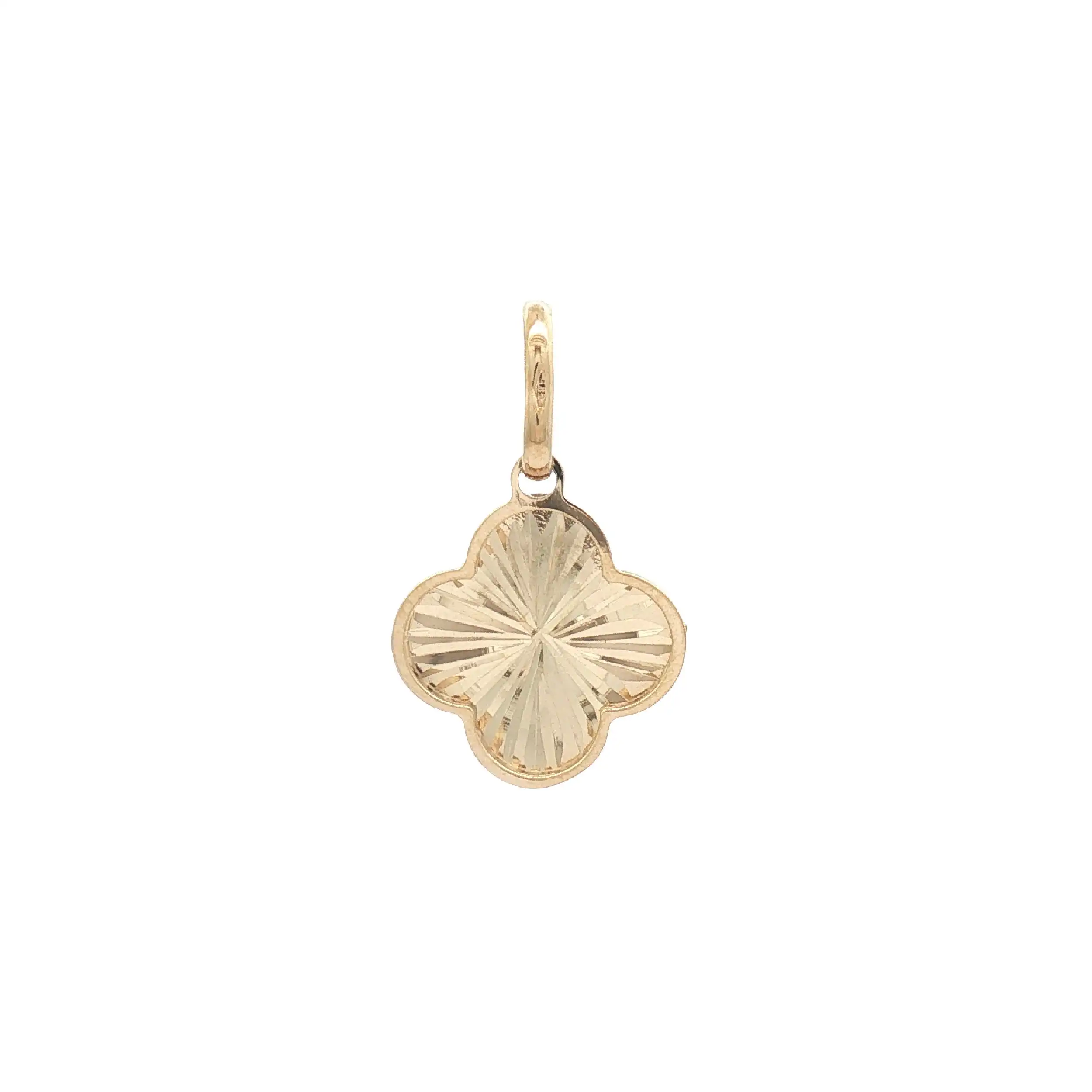 Anhänger Gelbgold Blume