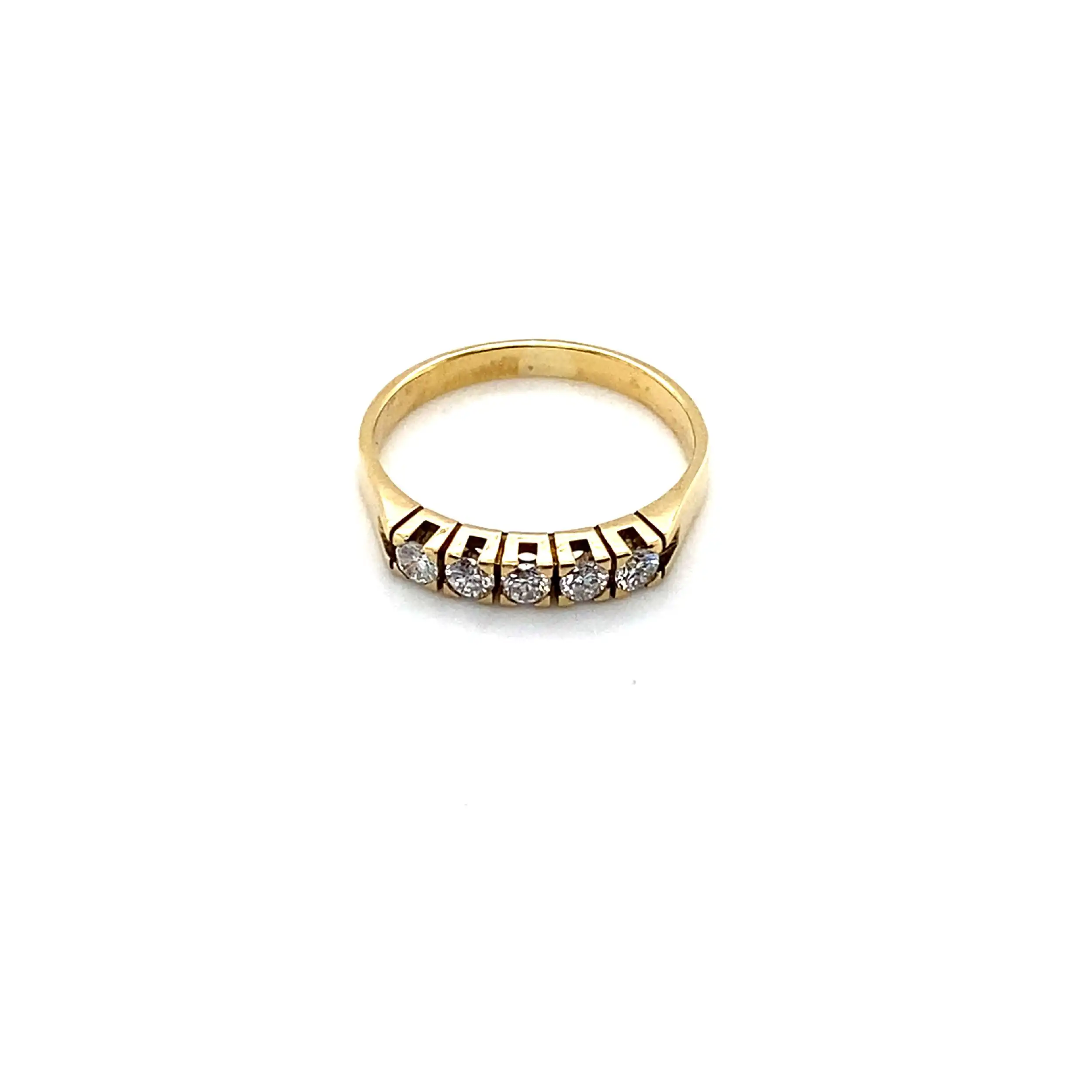 Ring Gelbgold mit Brillanten Ring Gelbgold mit Brillanten
