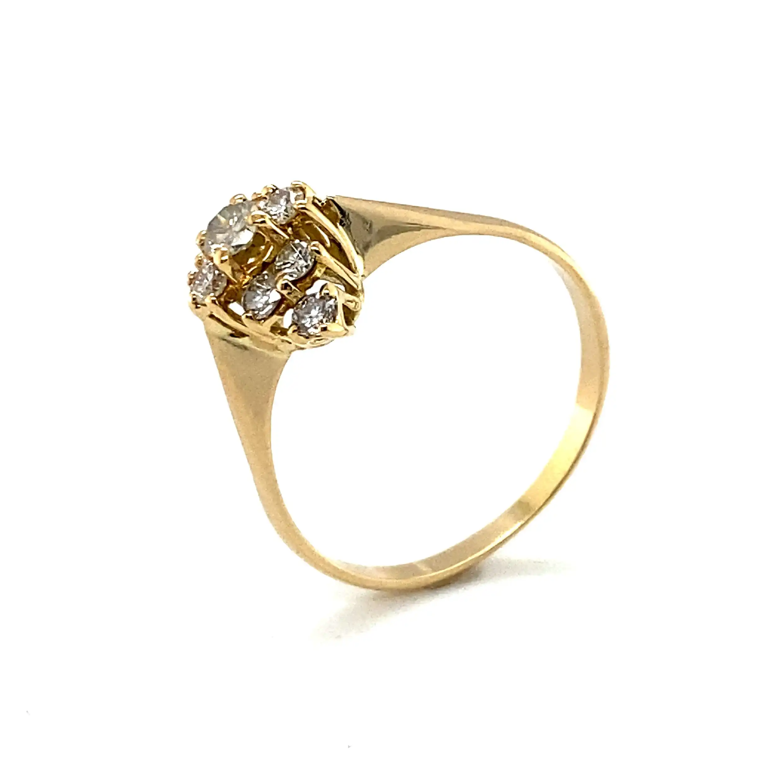 Ring Gelbgold mit Brillanten Ring Gelbgold mit Brillanten