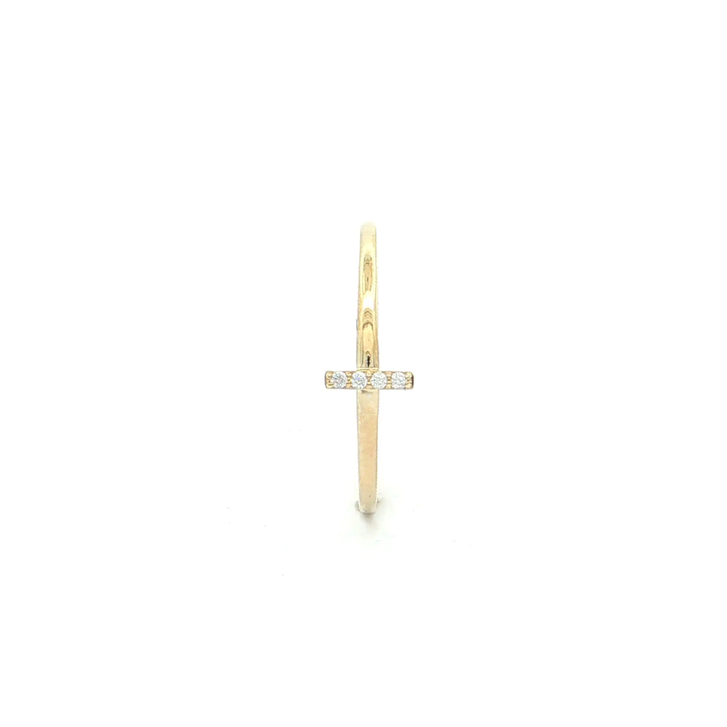 Ring Gelbgold mit Zirkonia