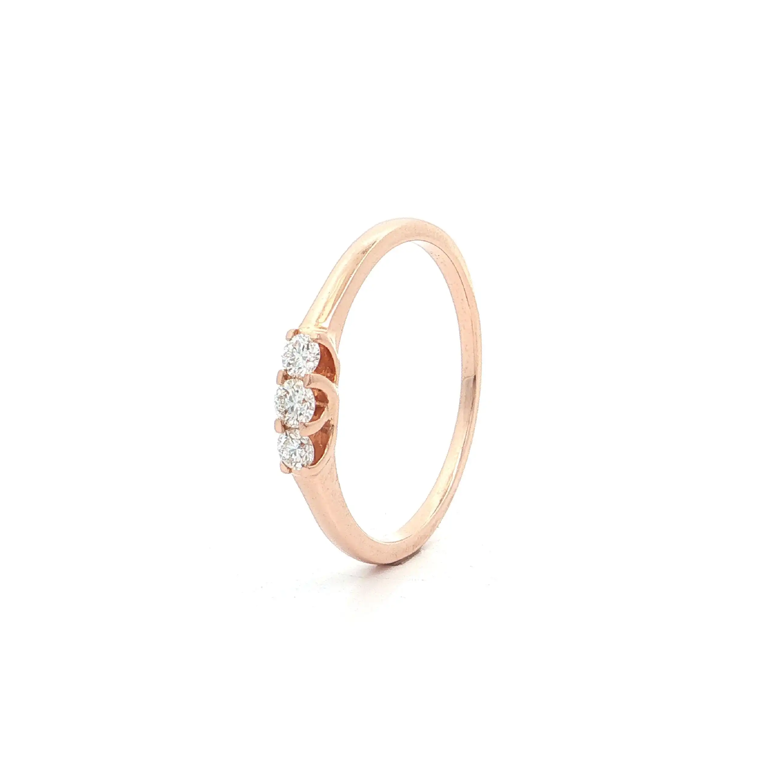 Ring Roségold mit Brillanten Ring Roségold mit Brillanten