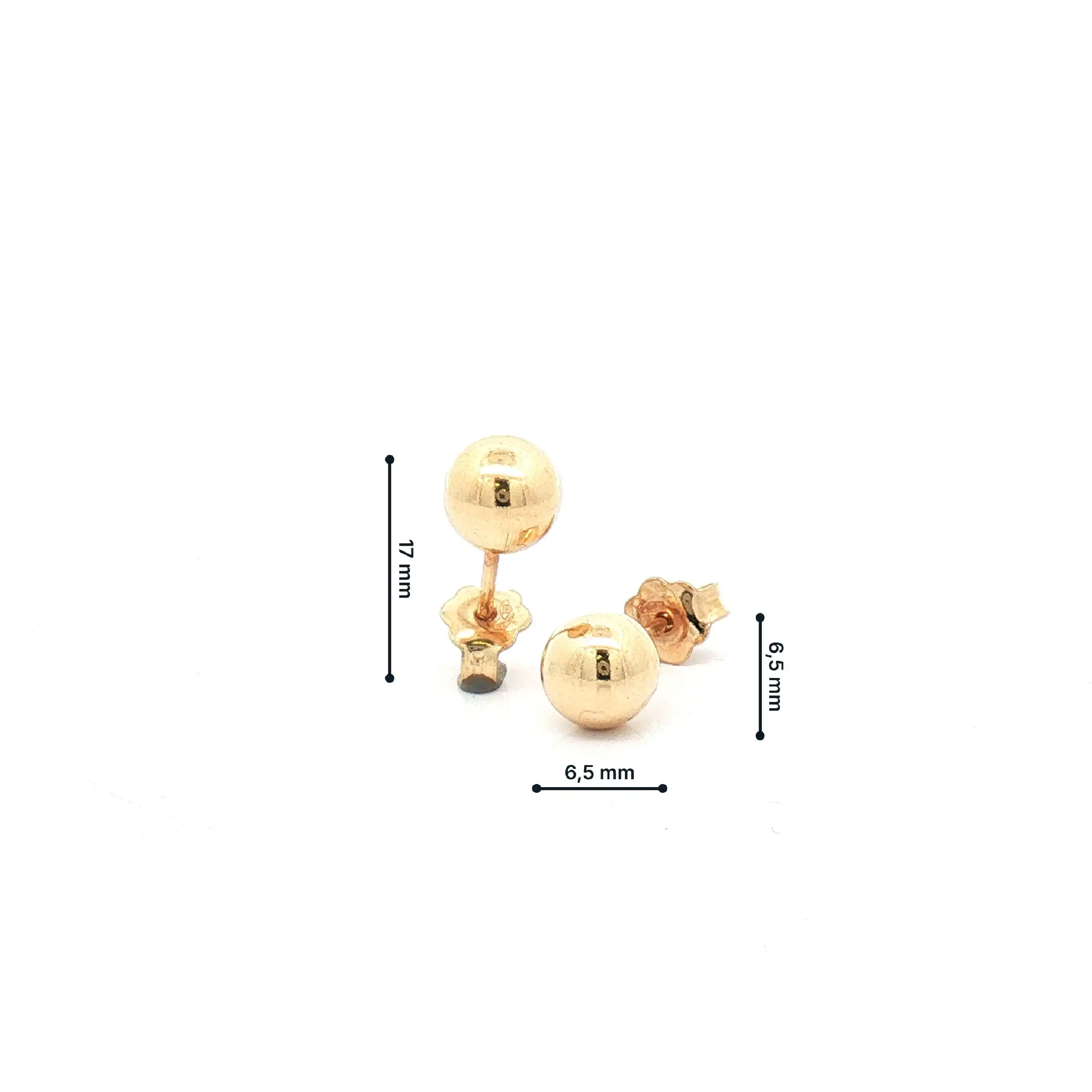 Kugelohrstecker Gelbgold Kugelohrstecker Gelbgold