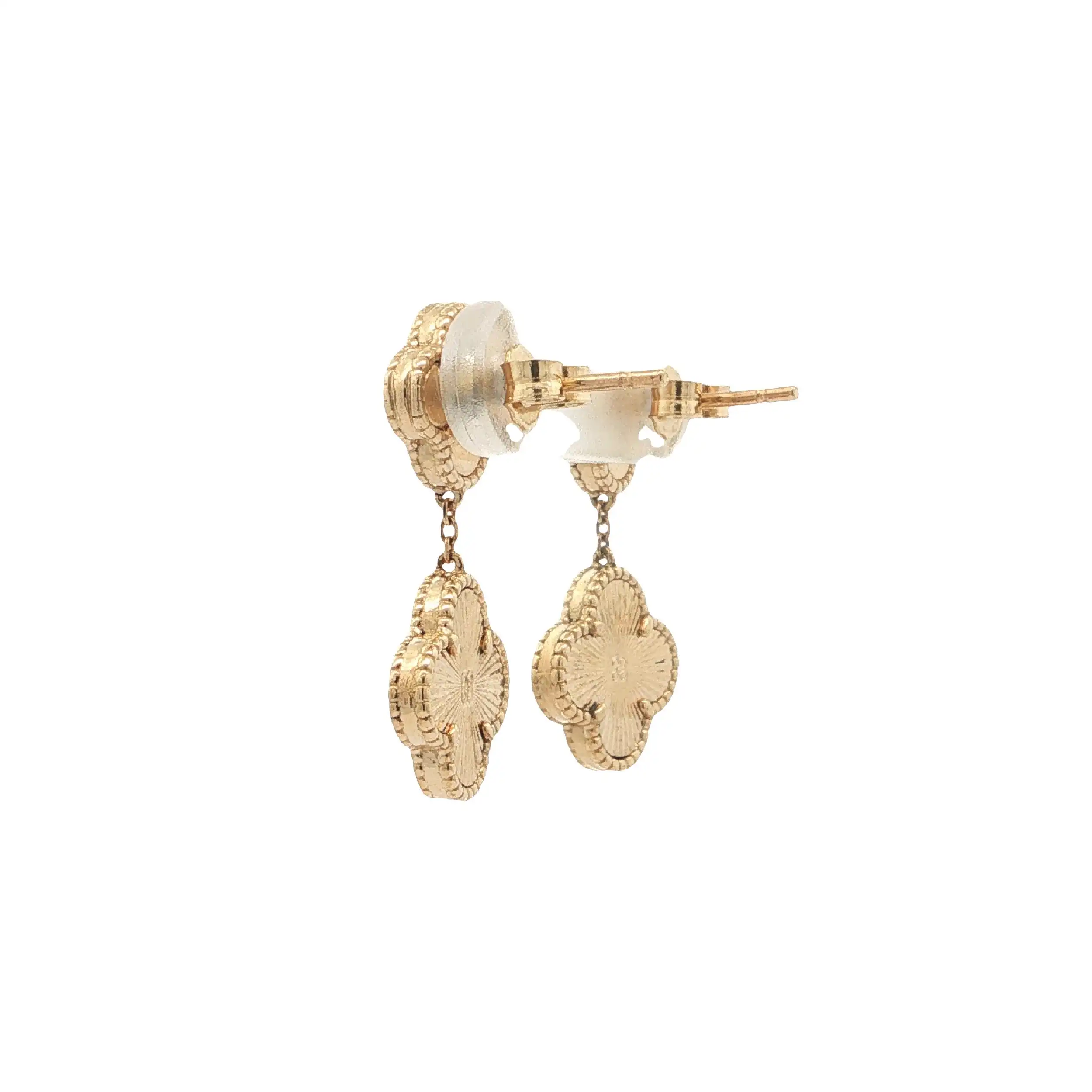 Ohrstecker Gelbgold Blume