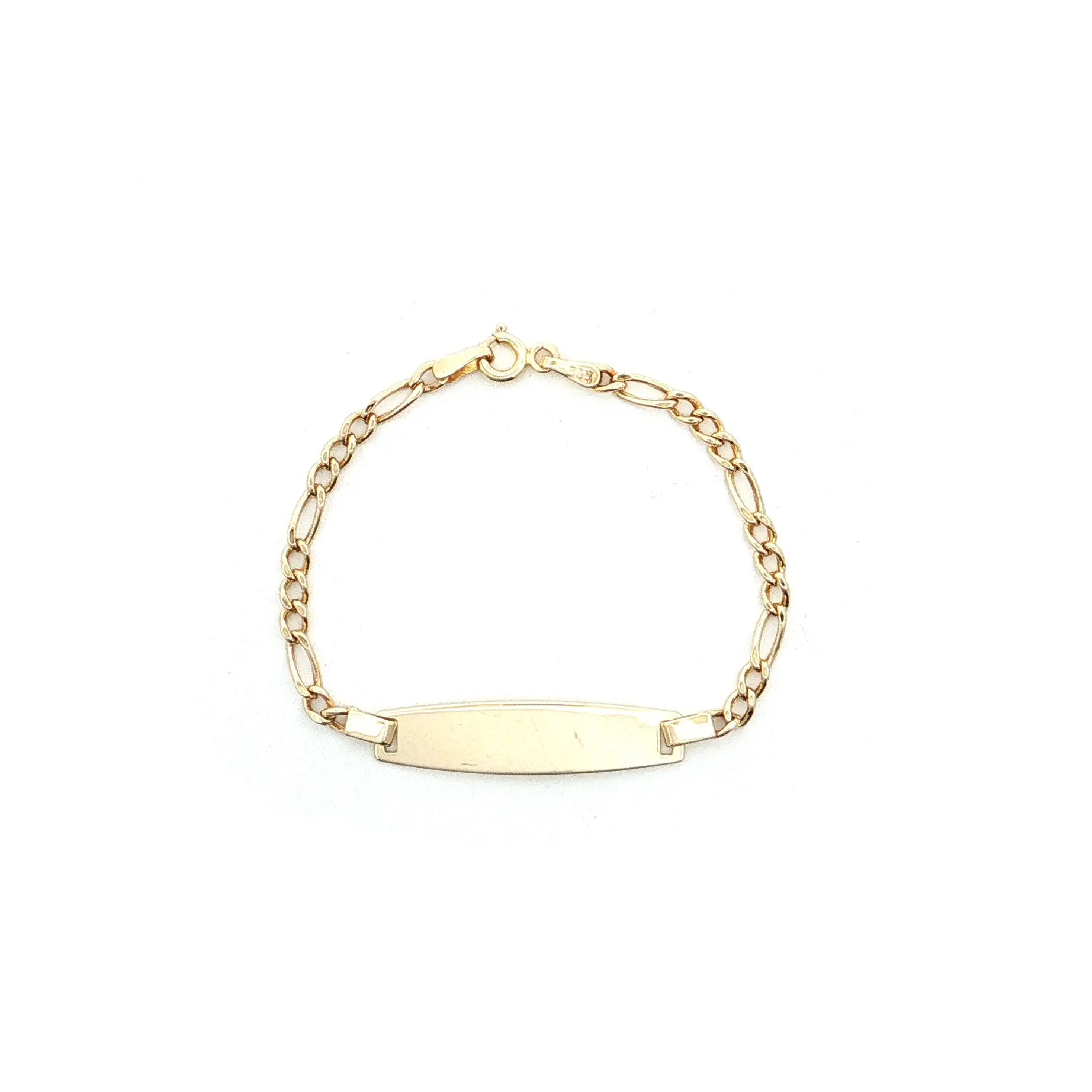 Kinder-Identarmband Gelbgold Kinder-Identarmband Gelbgold