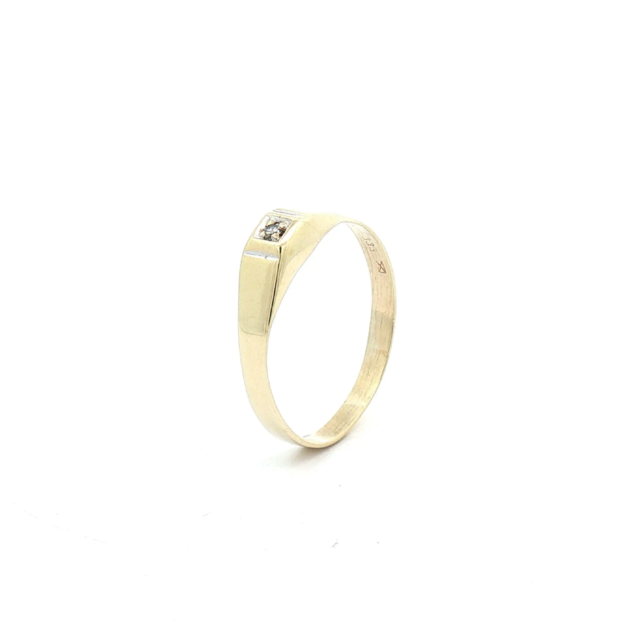 Ring Gelbgold mit Diamant Ring Gelbgold mit Diamant