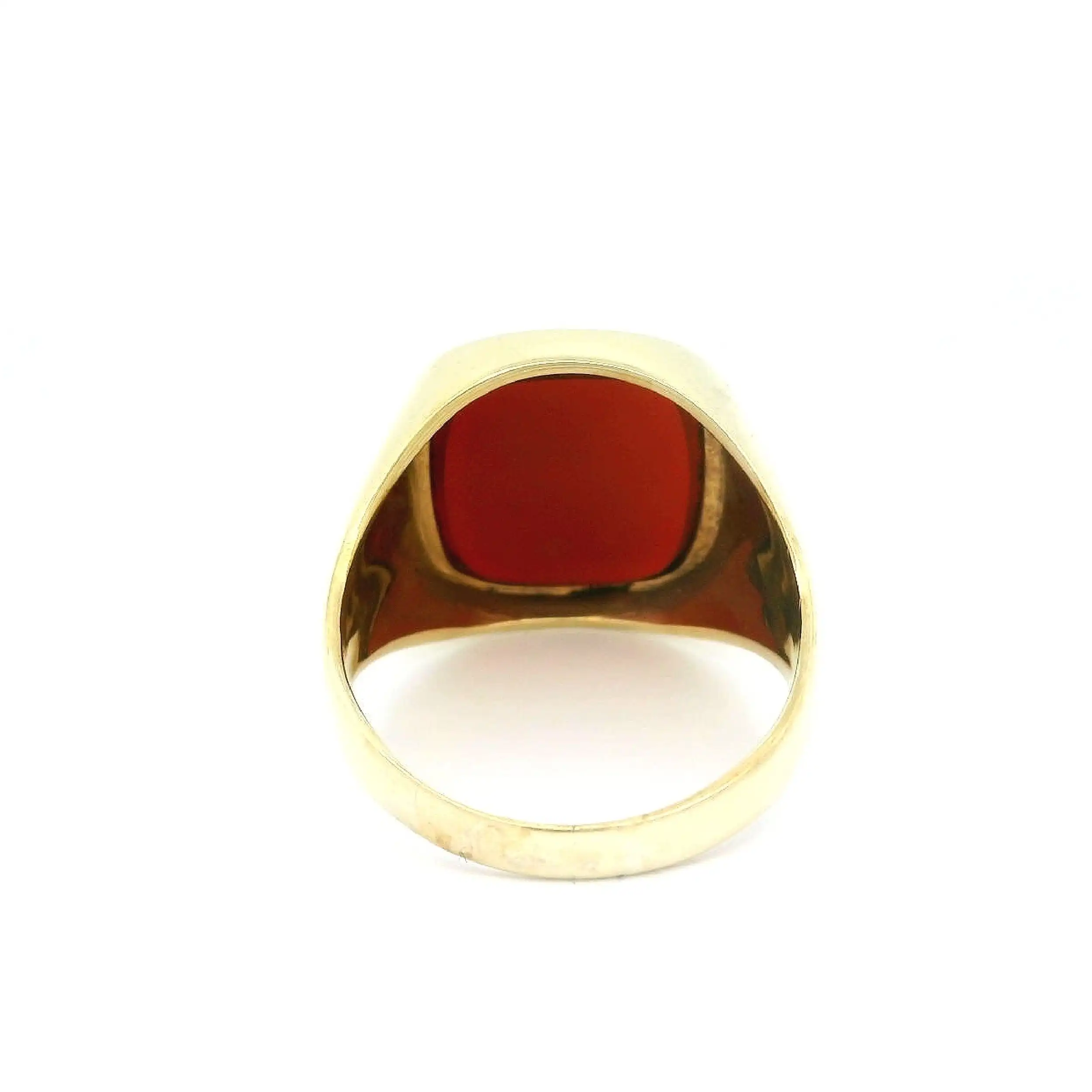 Herrenring Gelbgold mit Carneol Herrenring Gelbgold mit Carneol