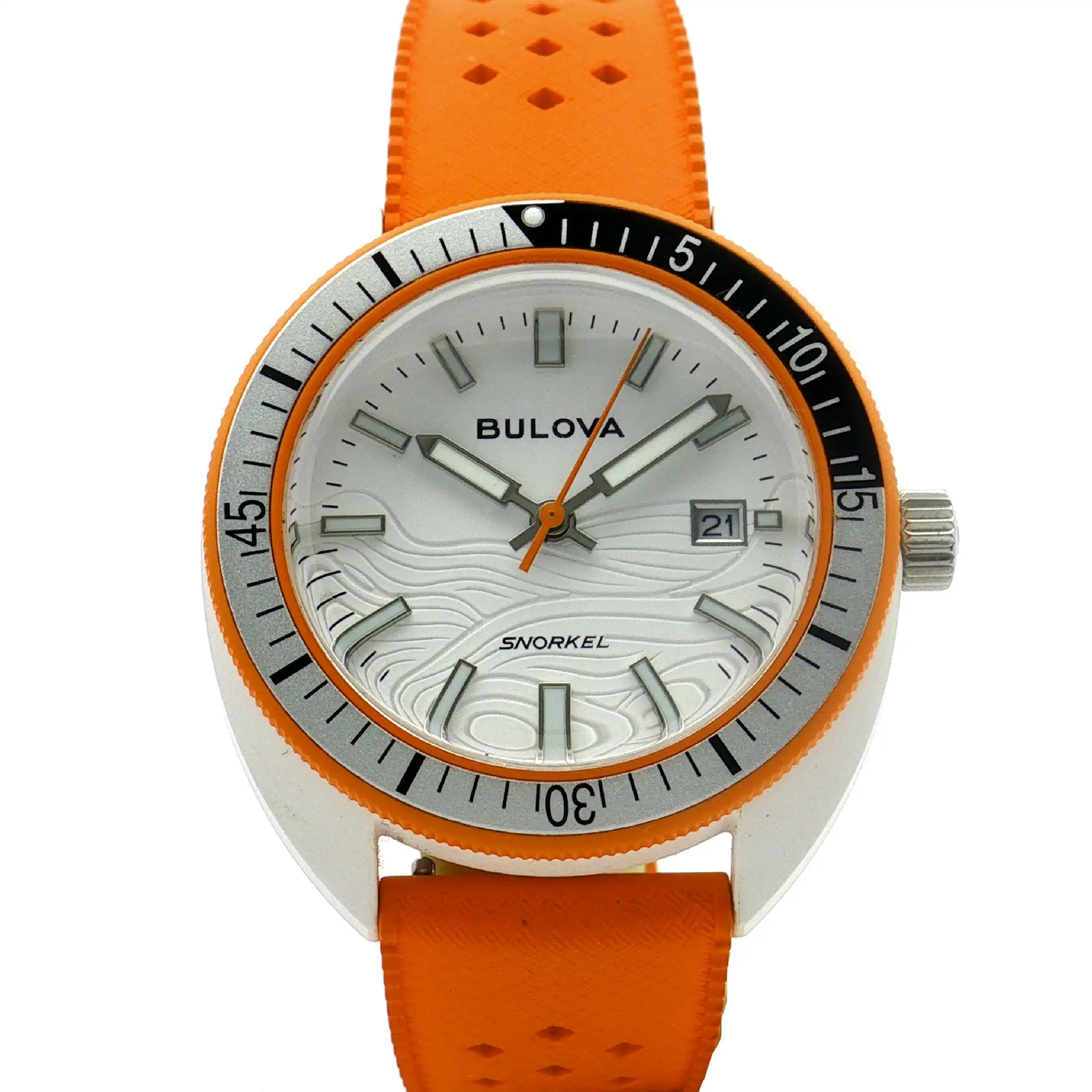 Herrenuhr Bulova Snorkel Clownfish 98b448 mit originaler Box Herrenuhr Bulova Snorkel Clownfish 98b448 mit originaler Box