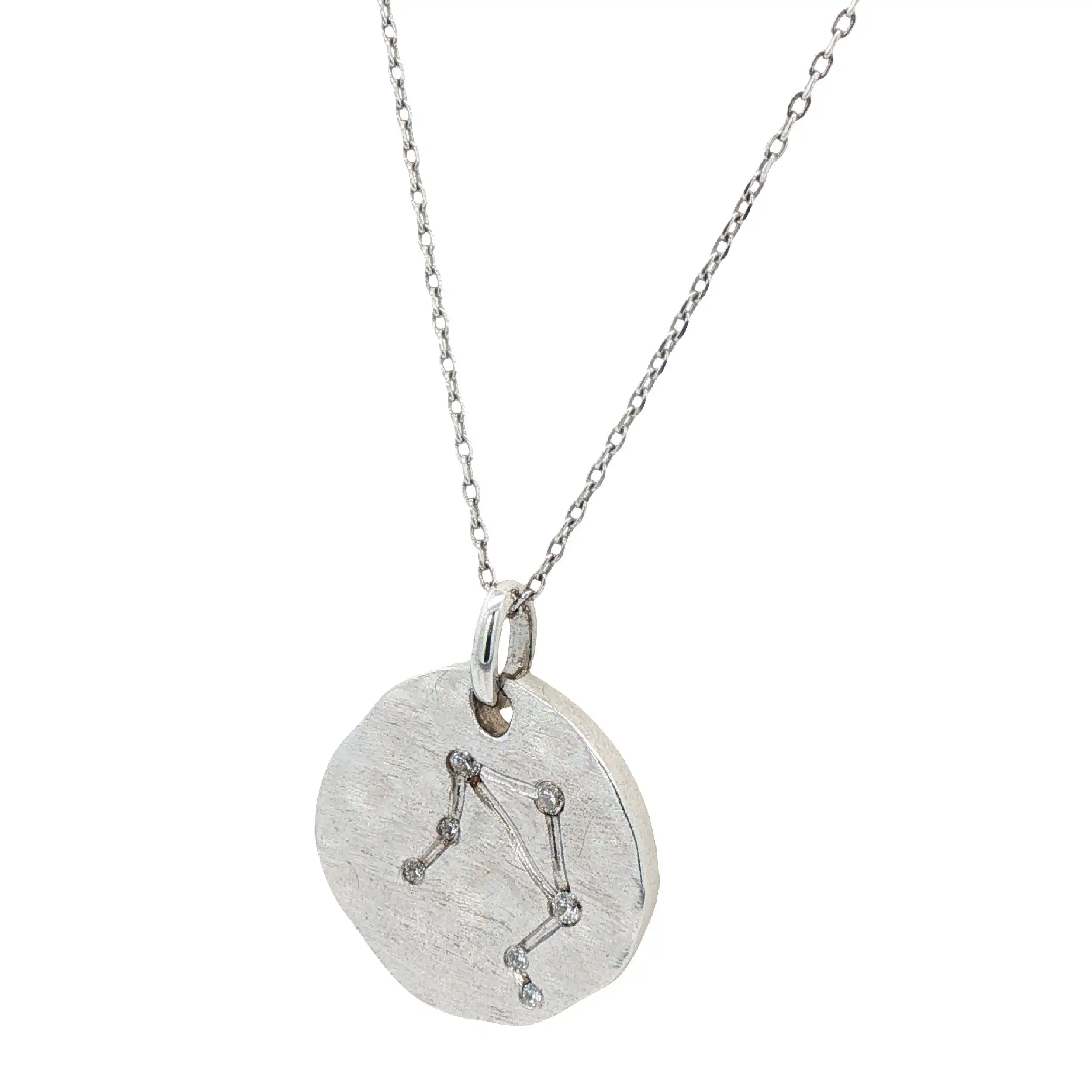 Collier Silber Sternzeichen Waage mit Zirkonia Collier Silber Sternzeichen Waage mit Zirkonia