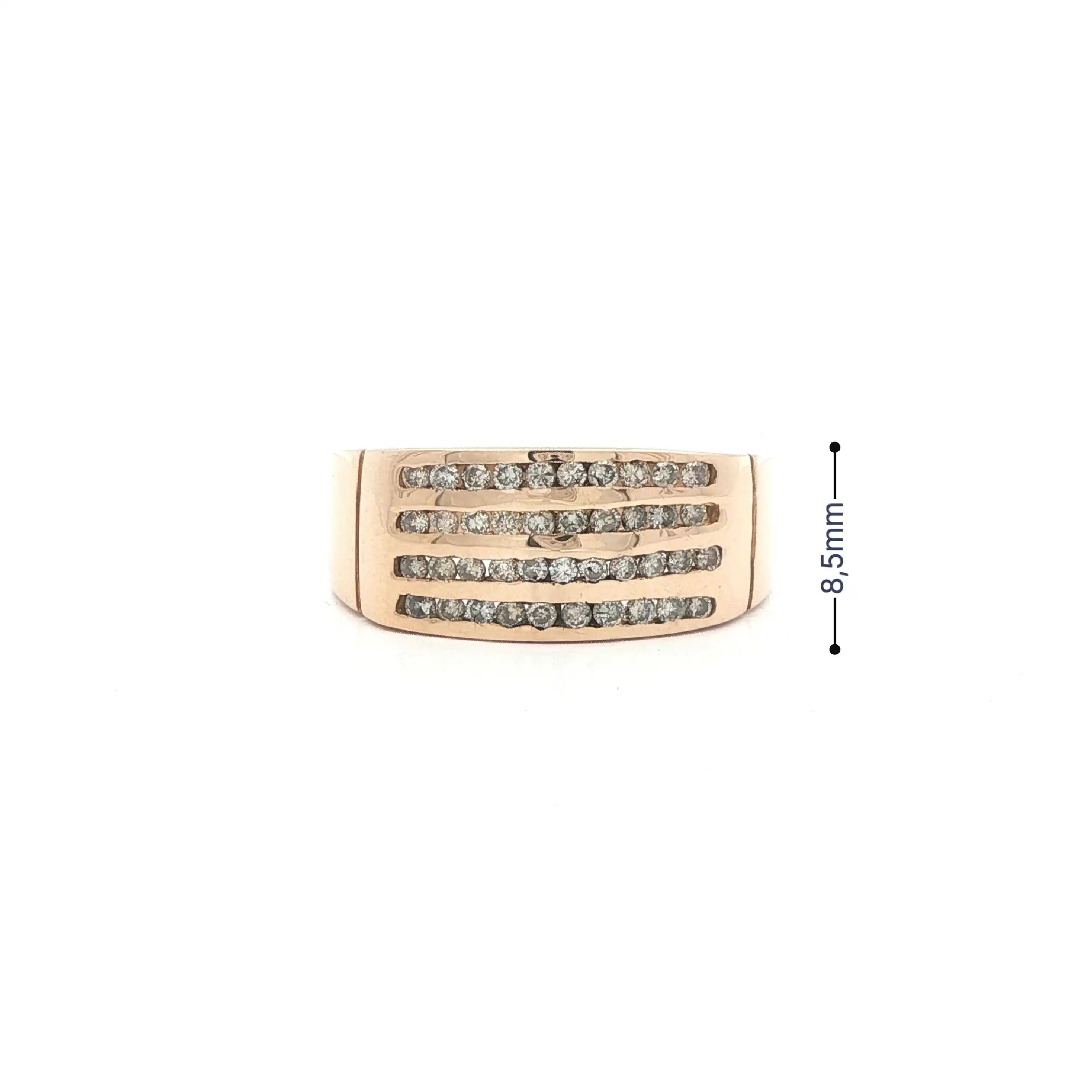 Ring Gelbgold mit Zirkonia Ring Gelbgold mit Zirkonia
