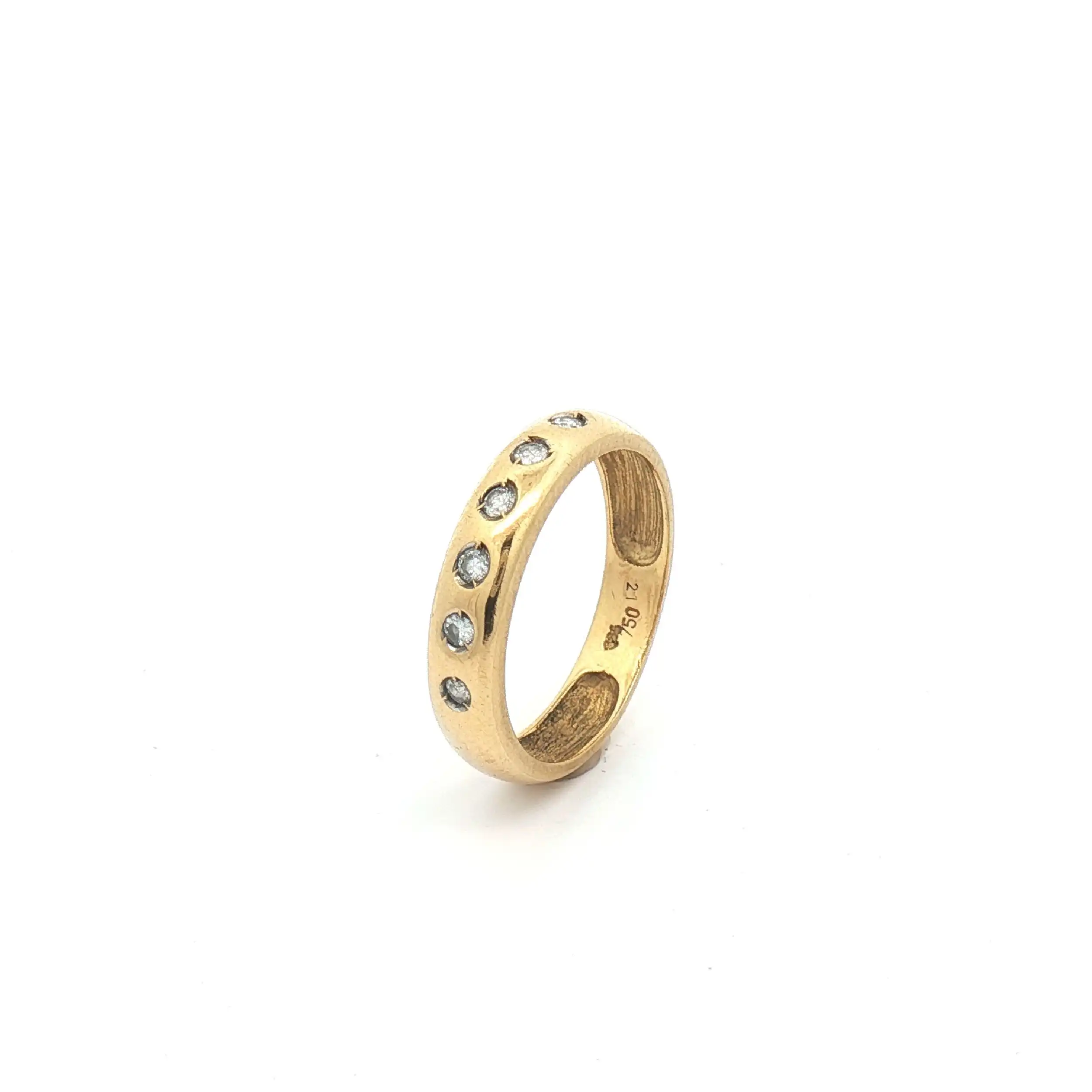 Ring Gelbgold mit Brillanten