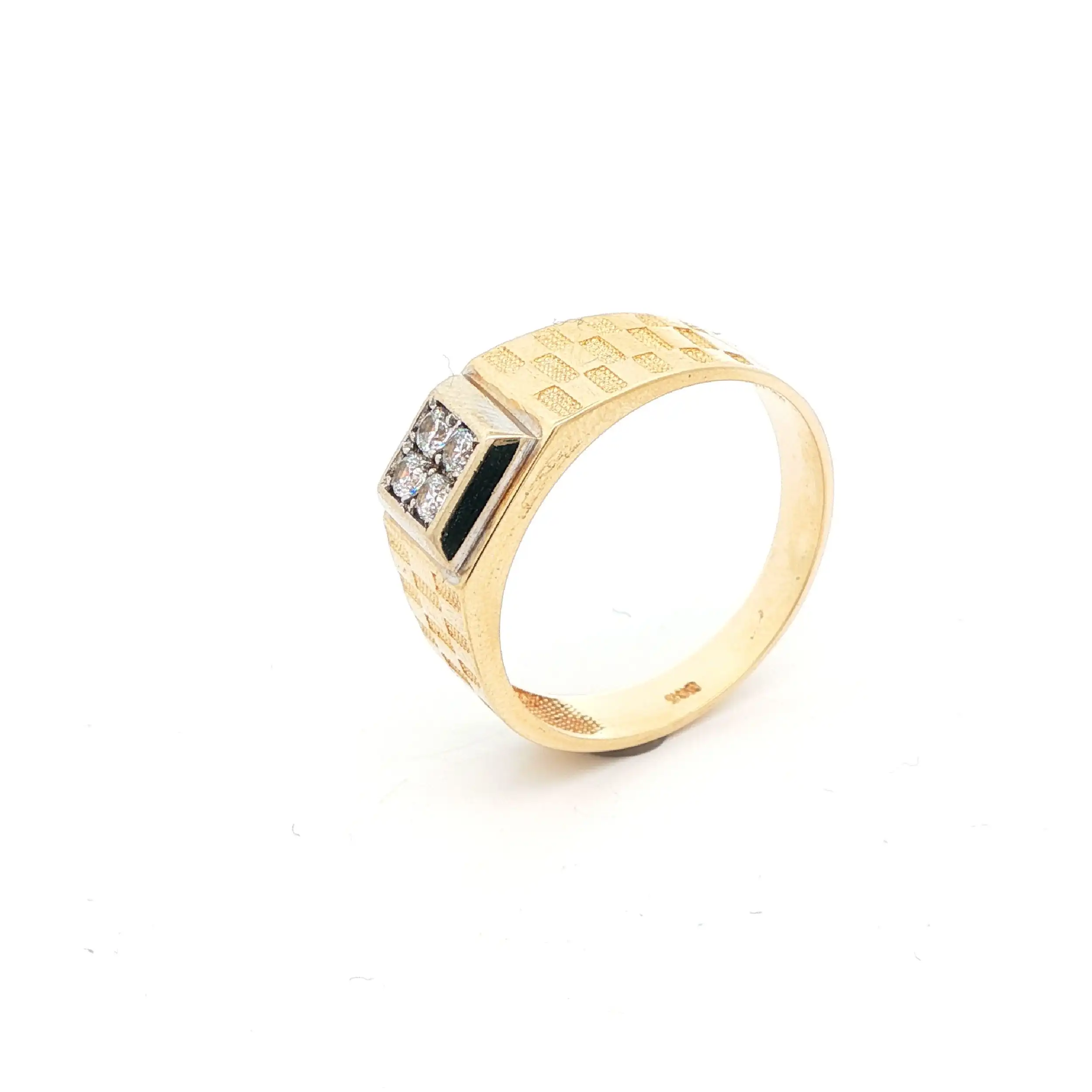 Ring Bicolor mit Zirkonia Ring Bicolor mit Zirkonia