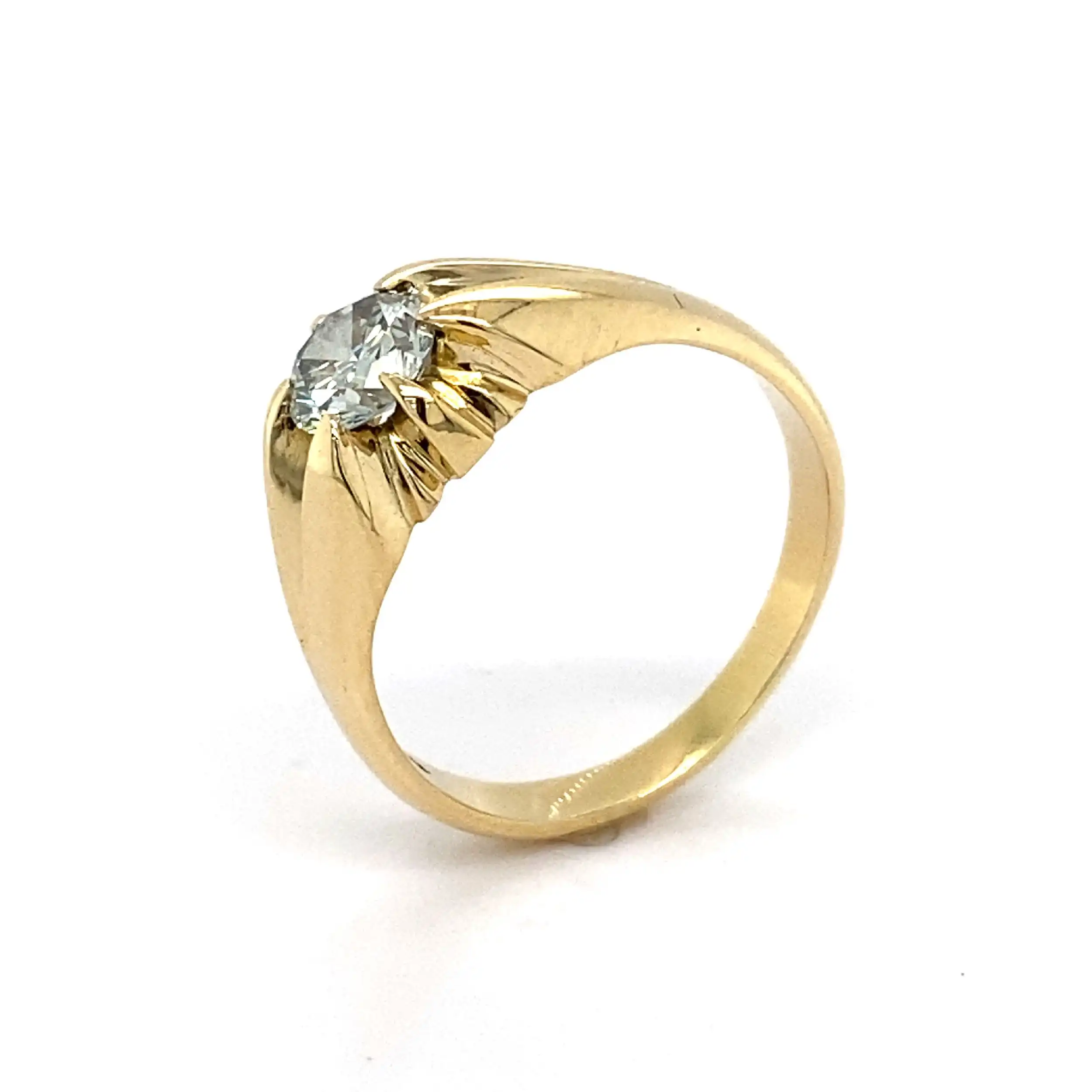 Ring Gelbgold mit Brillant Ring Gelbgold mit Brillant