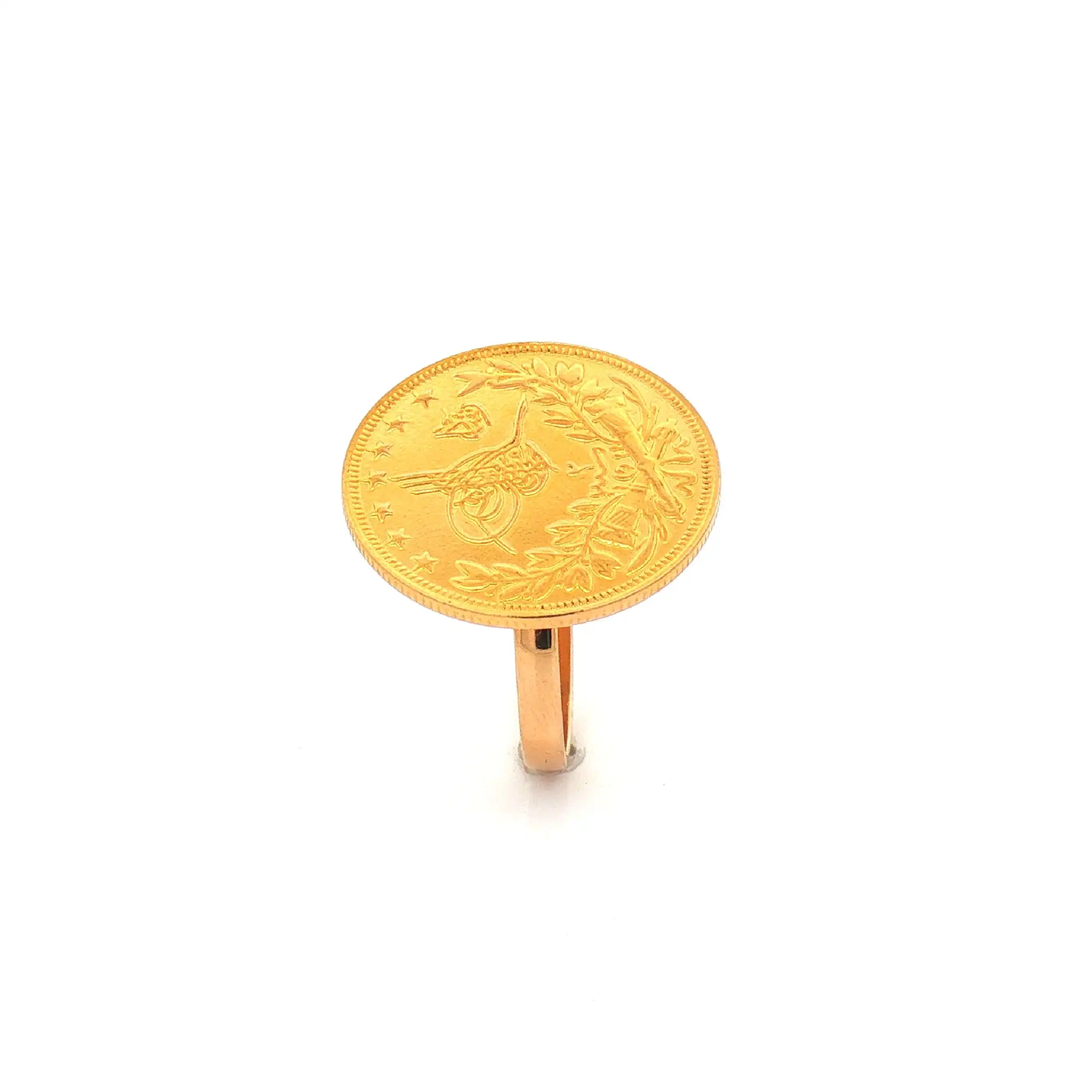 Münzring Gelbgold