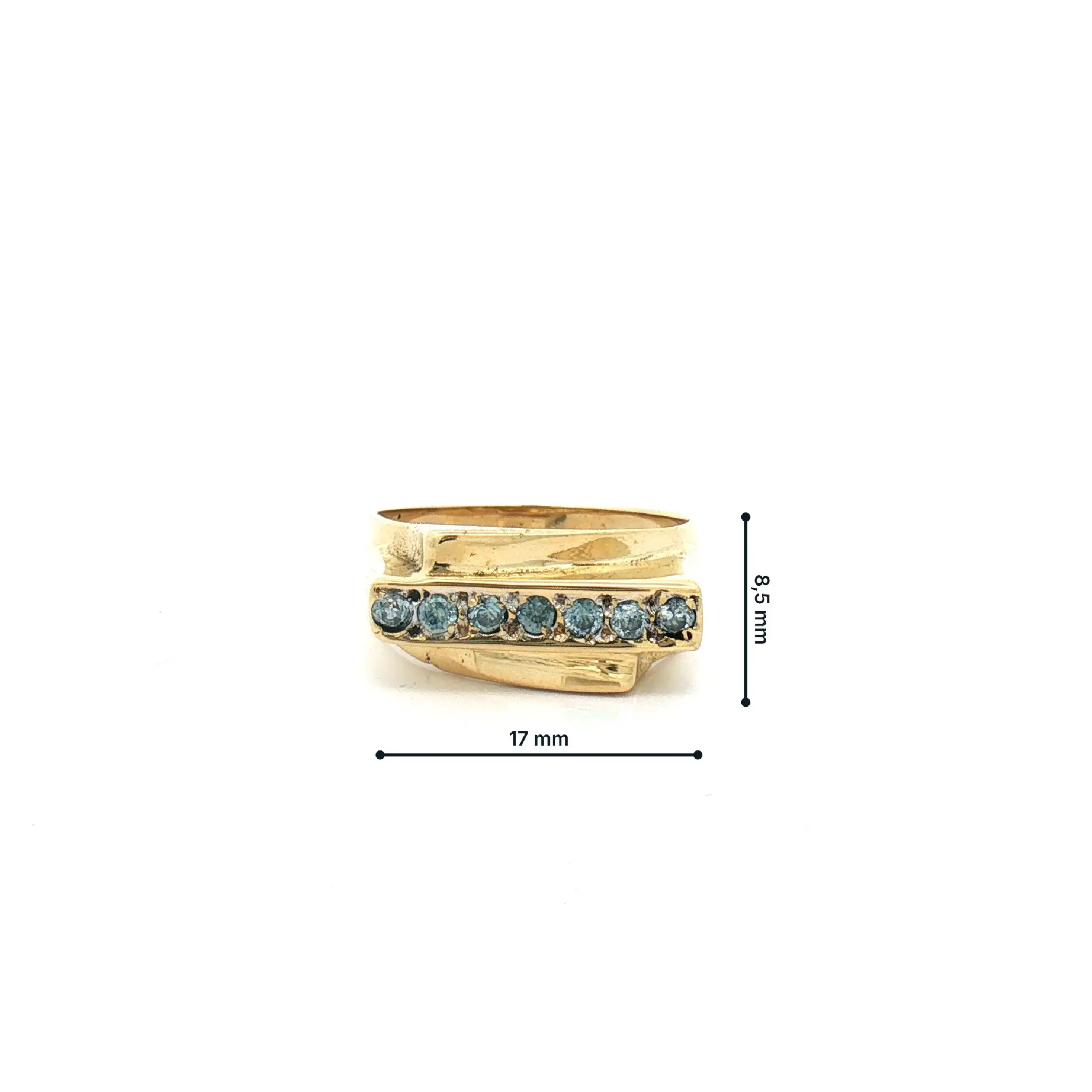 Ring Gelbgold mit Zirkonia
