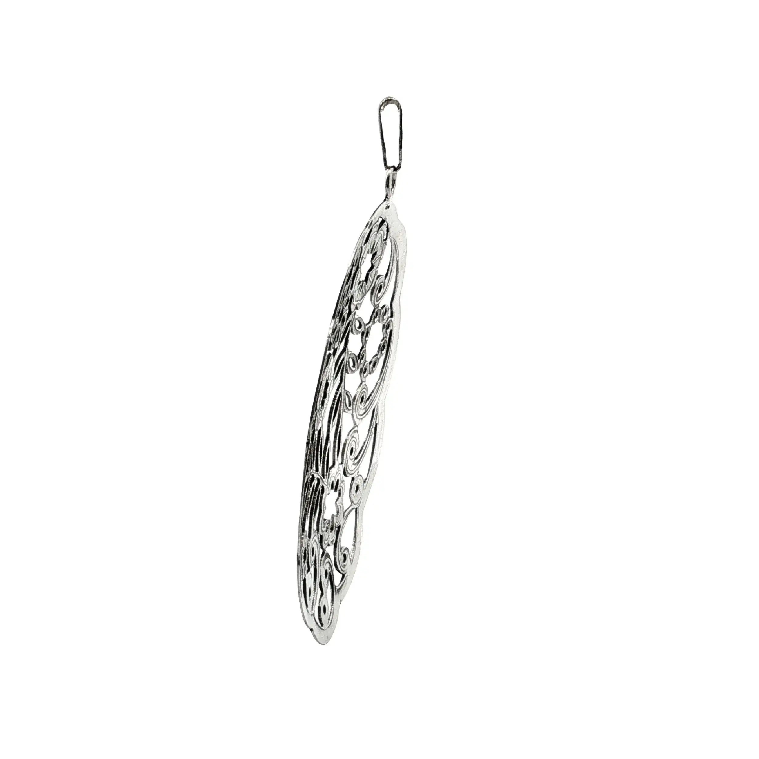 Anhänger Silber Blumen
