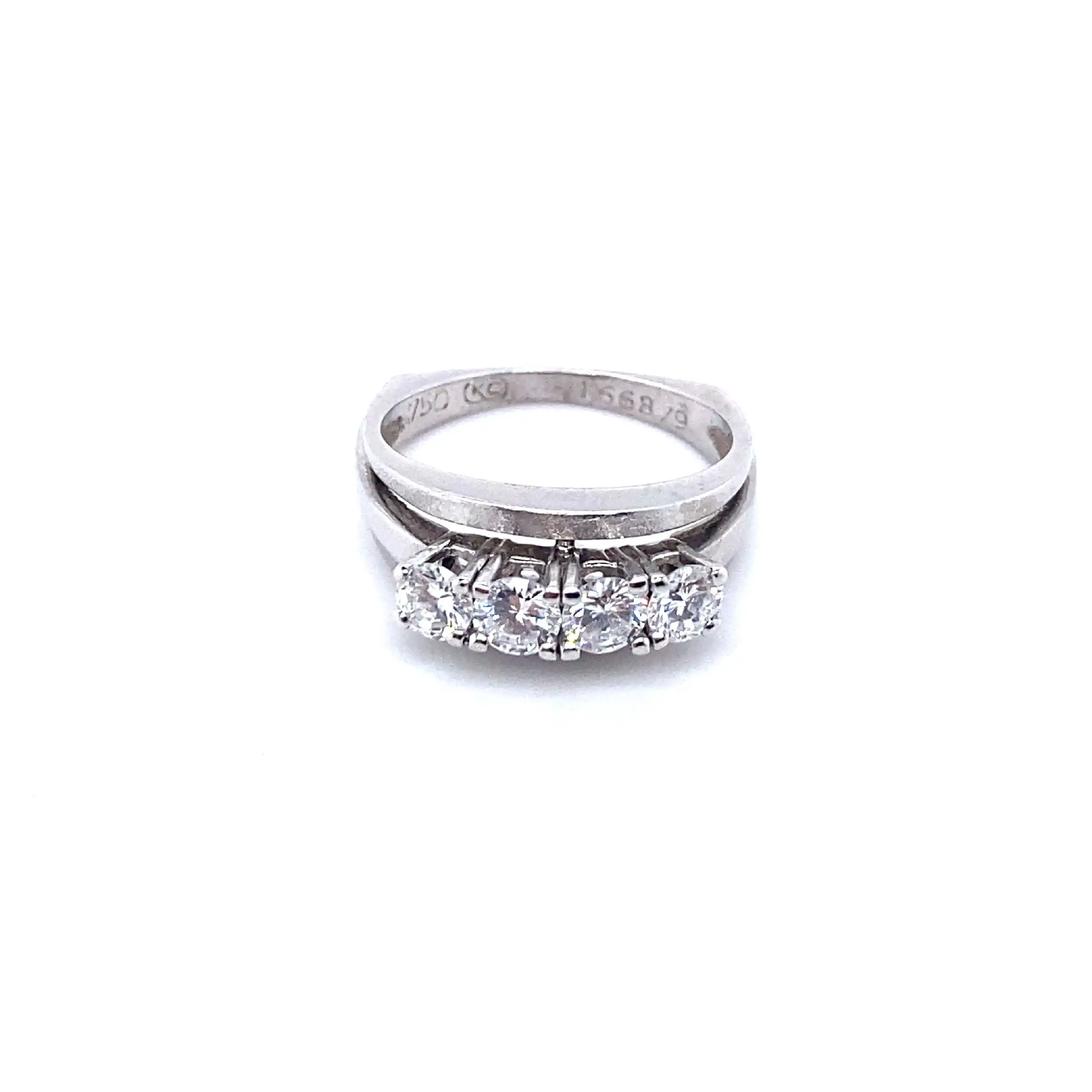 Ring Weißgold mit Brillanten