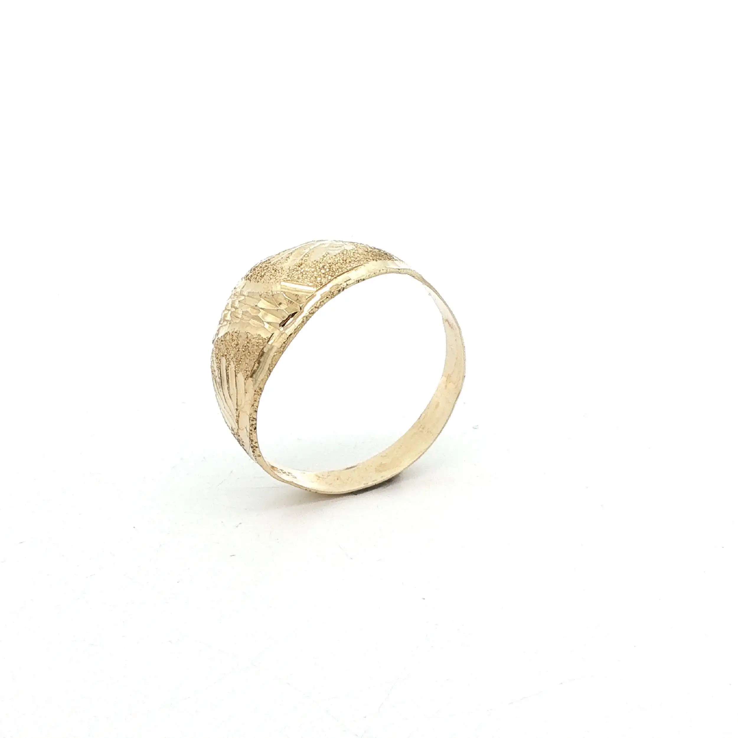 Ring Gelbgold mit Muster