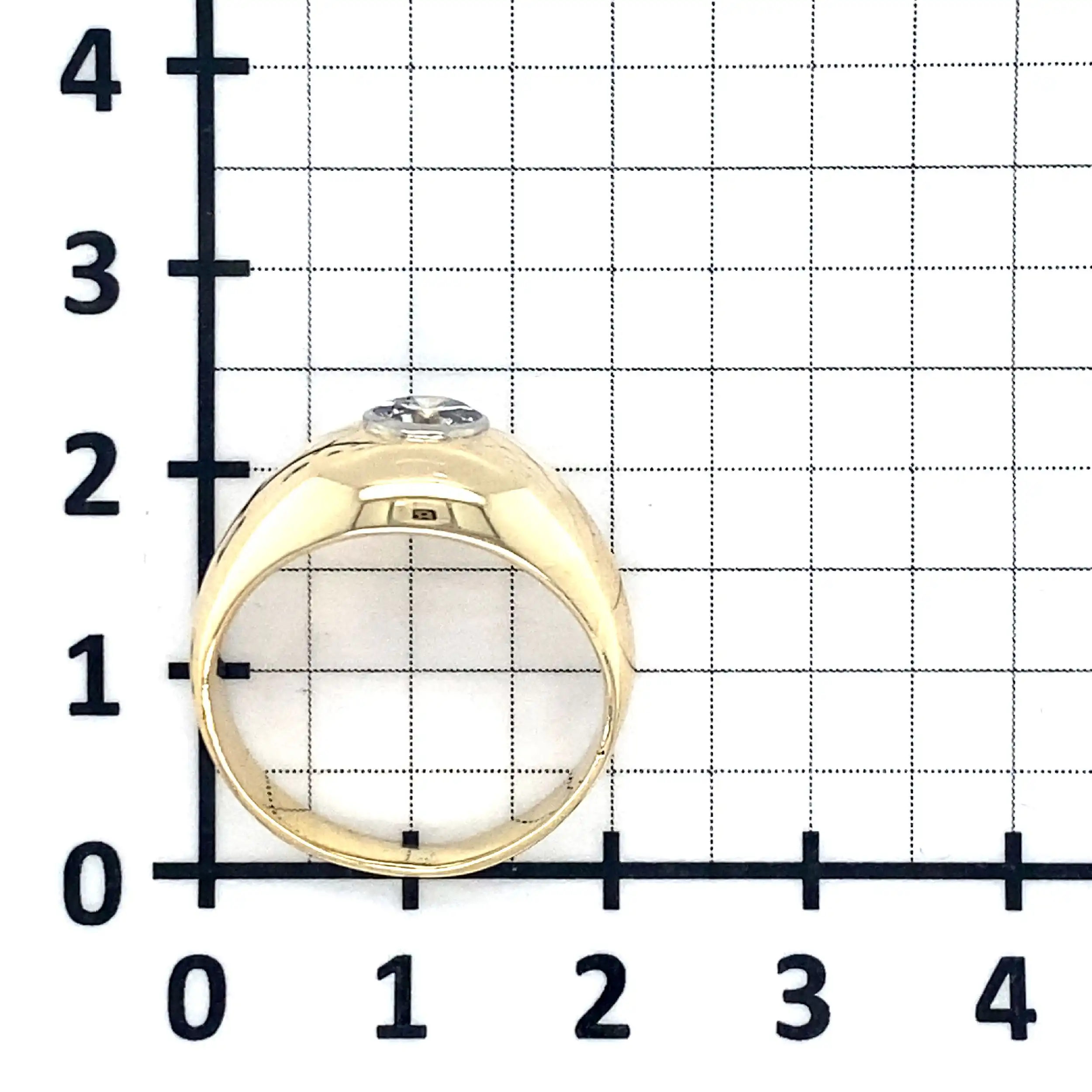 Ring Gelbgold mit Brillant Ring Gelbgold mit Brillant