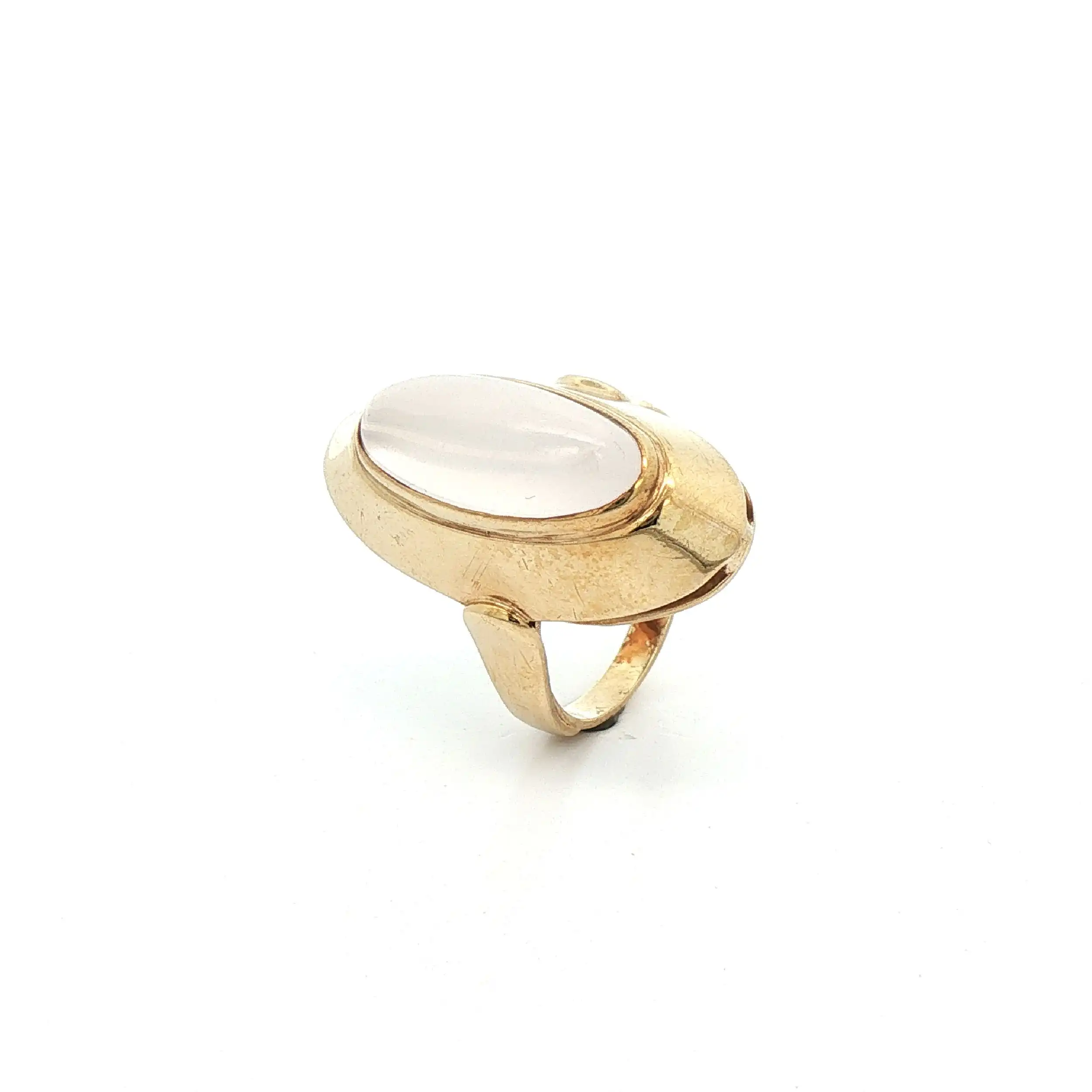 Ring Gelbgold mit Mondstein Ring Gelbgold mit Mondstein