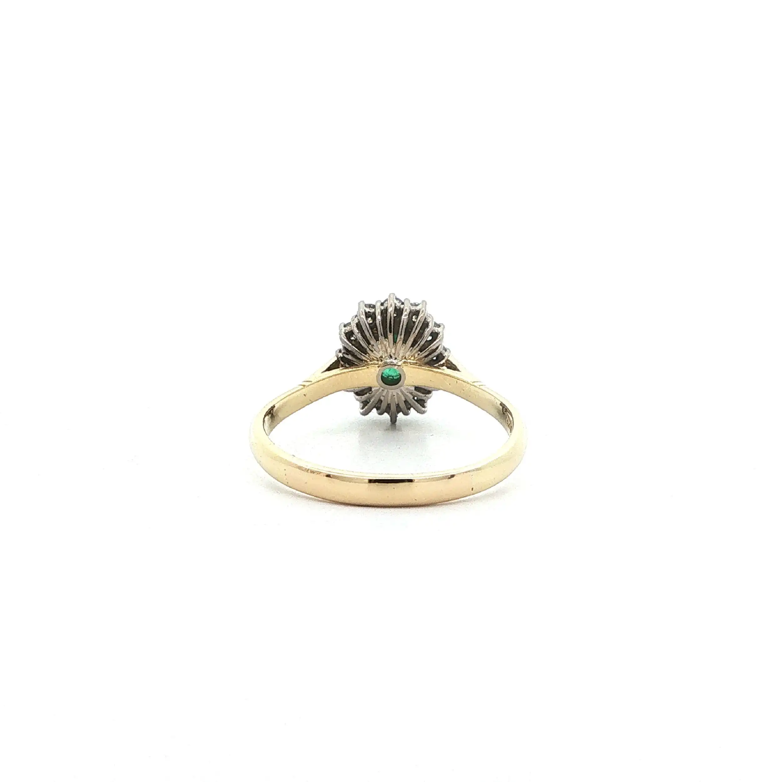 Ring Bicolor mit Smaragd & Brillanten