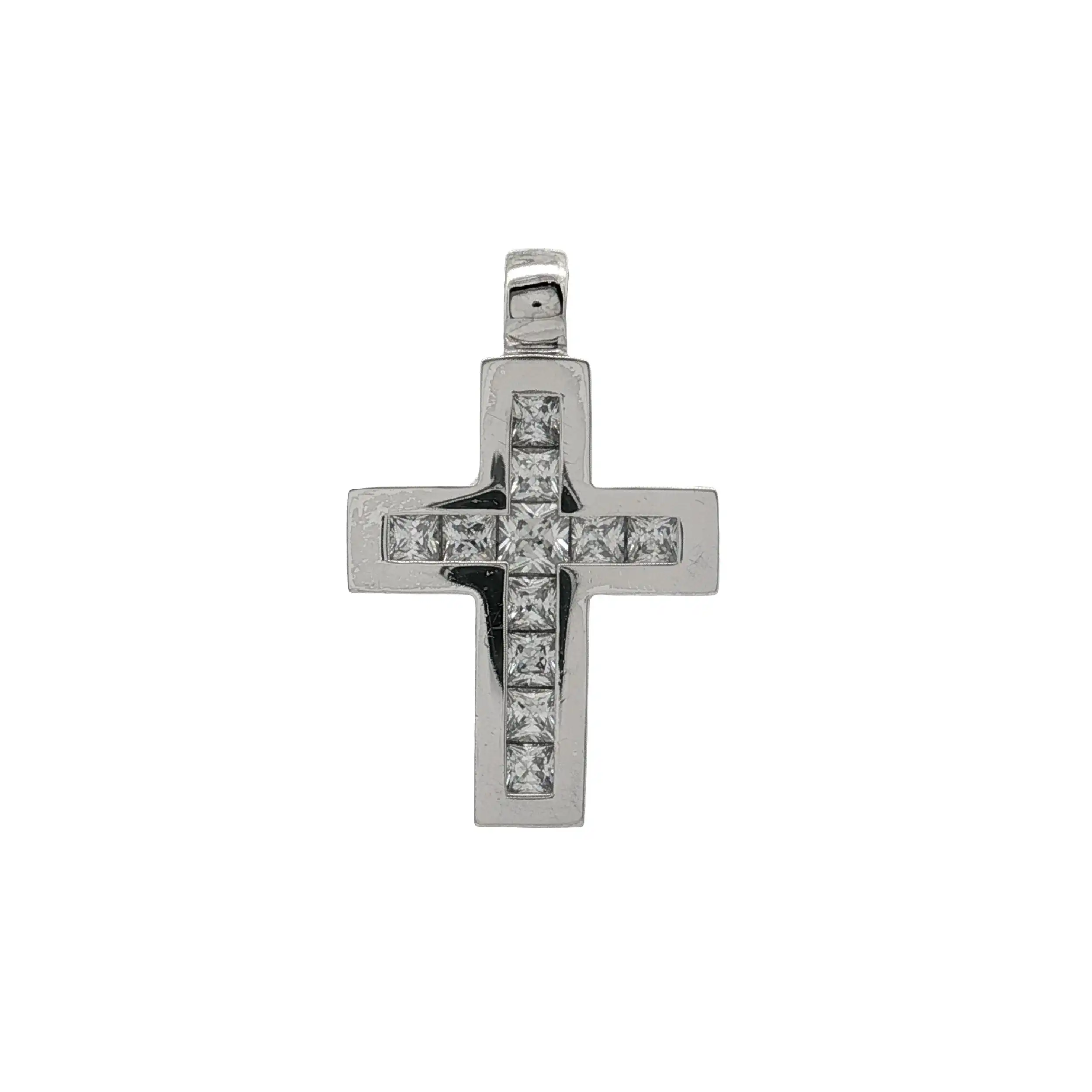 Anhänger Silber Kreuz mit Zirkonia Anhänger Silber Kreuz mit Zirkonia