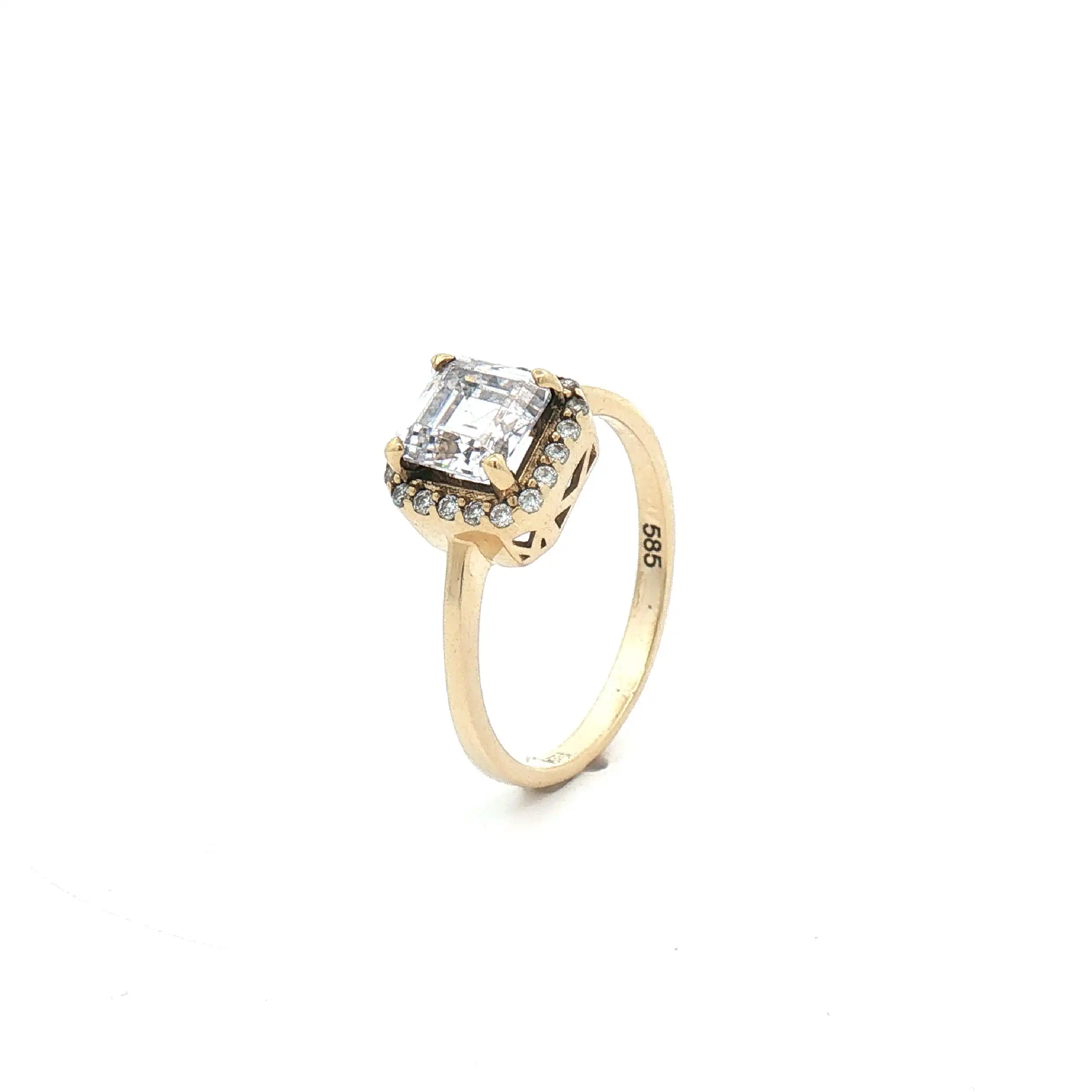 Ring Gelbgold mit Zirkonia