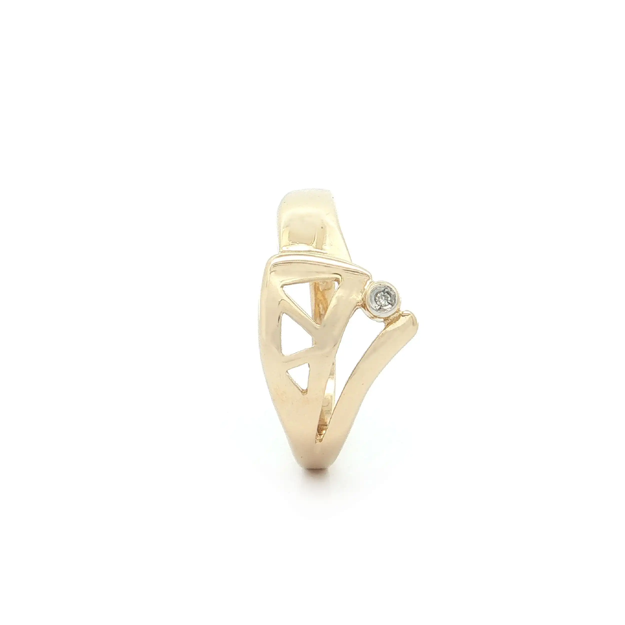 Ring Gelbgold mit Diamant Ring Gelbgold mit Diamant