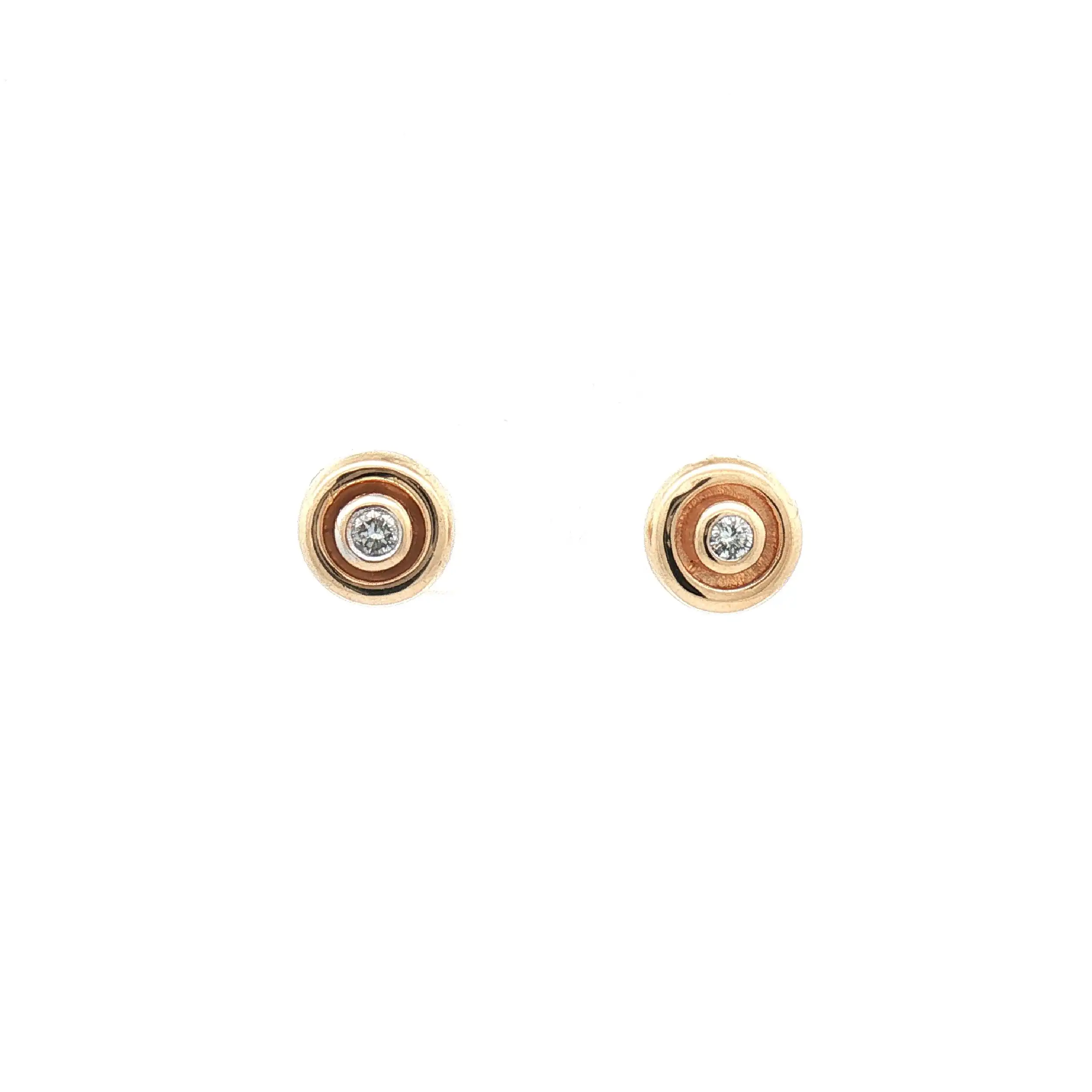 Ohrstecker Gelbgold mit Brillant Ohrstecker Gelbgold mit Brillant
