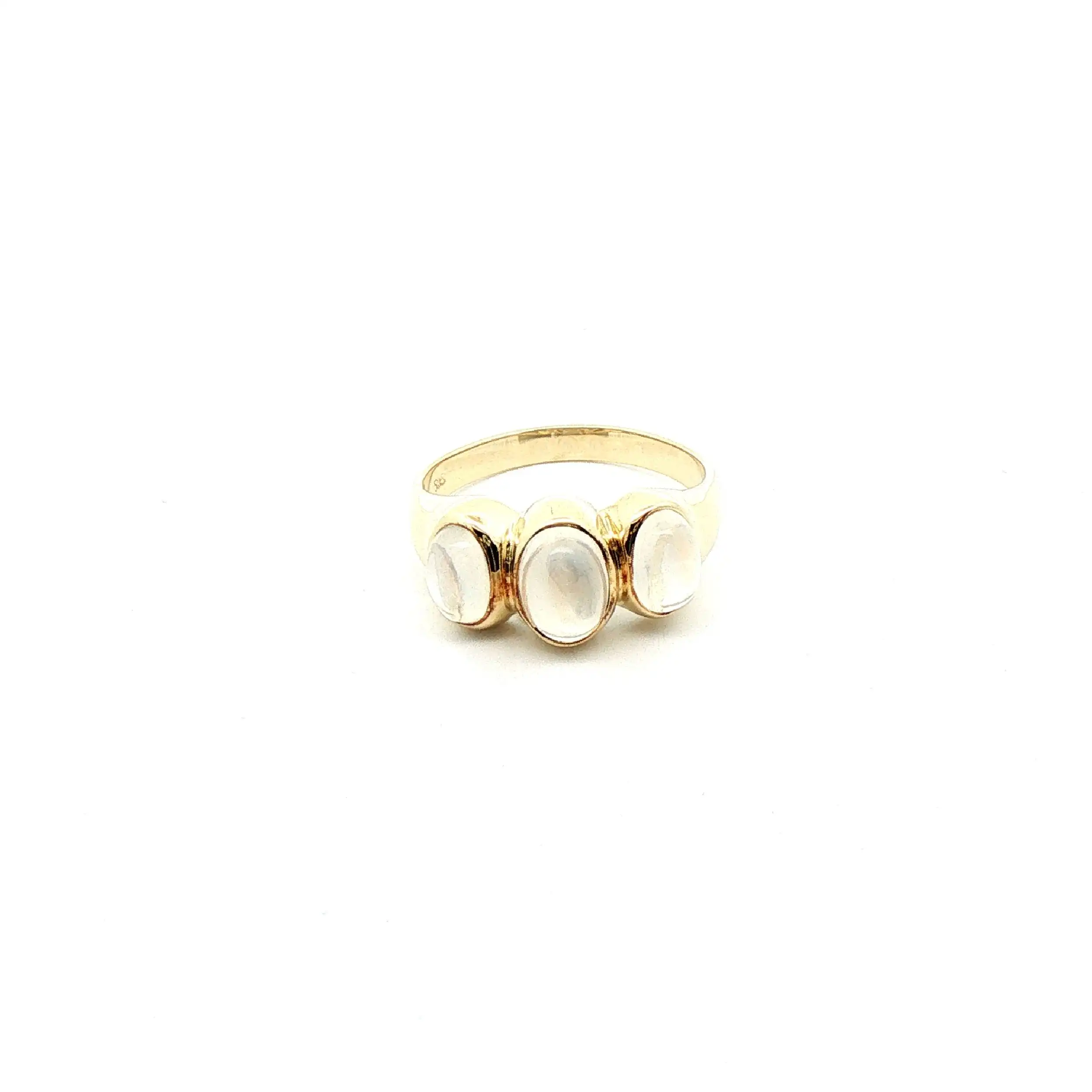 Ring Gelbgold mit Mondsteinen Ring Gelbgold mit Mondsteinen