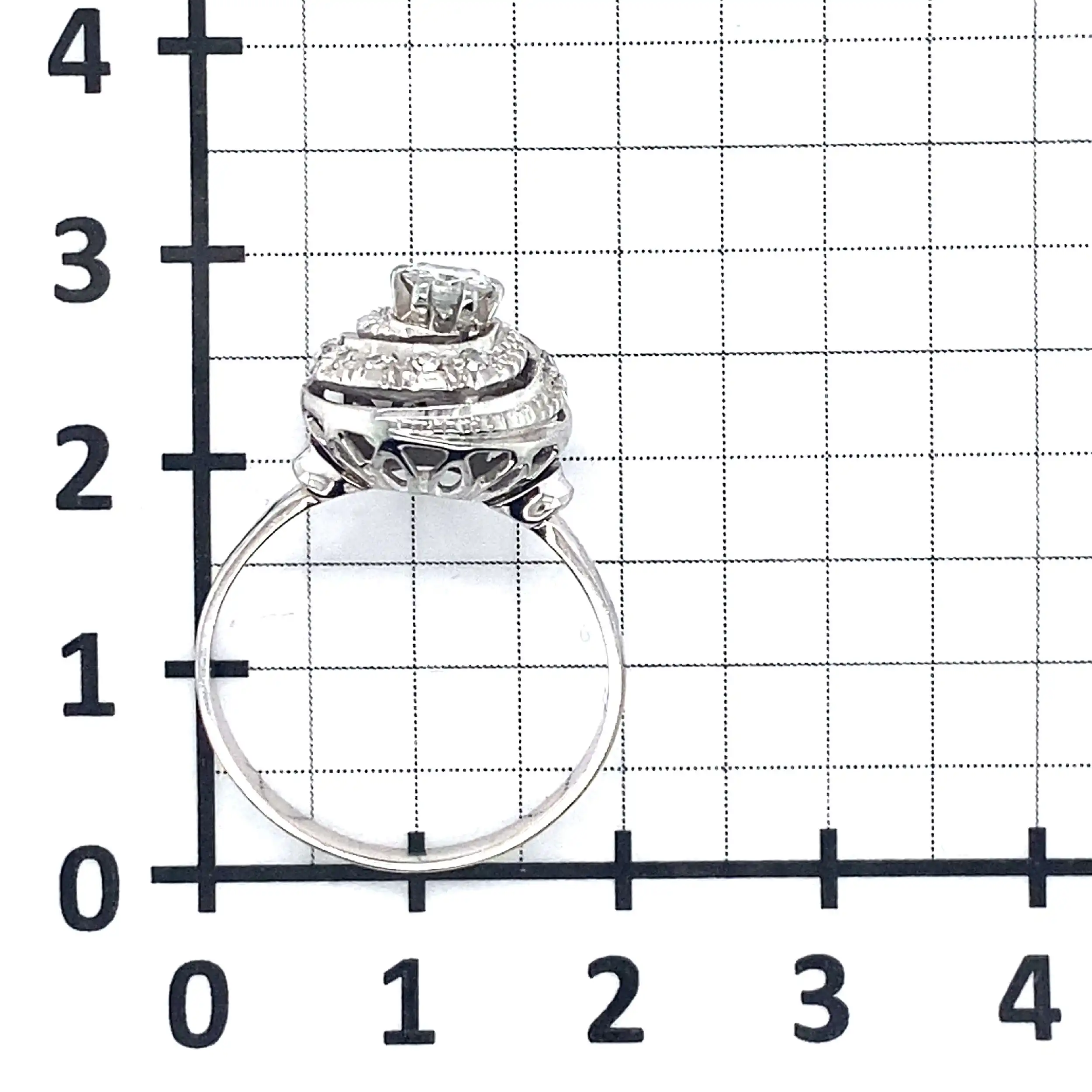 Ring Weißgold mit Brillant und Diamanten Ring Weißgold mit Brillant und Diamanten