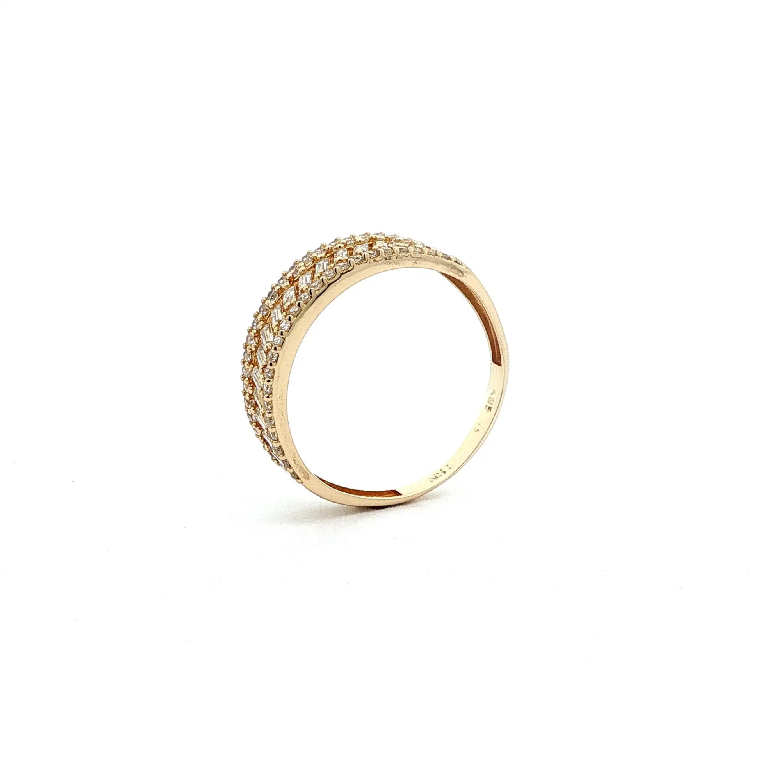 Ring Gelbgold mit Zirkonia Ring Gelbgold mit Zirkonia