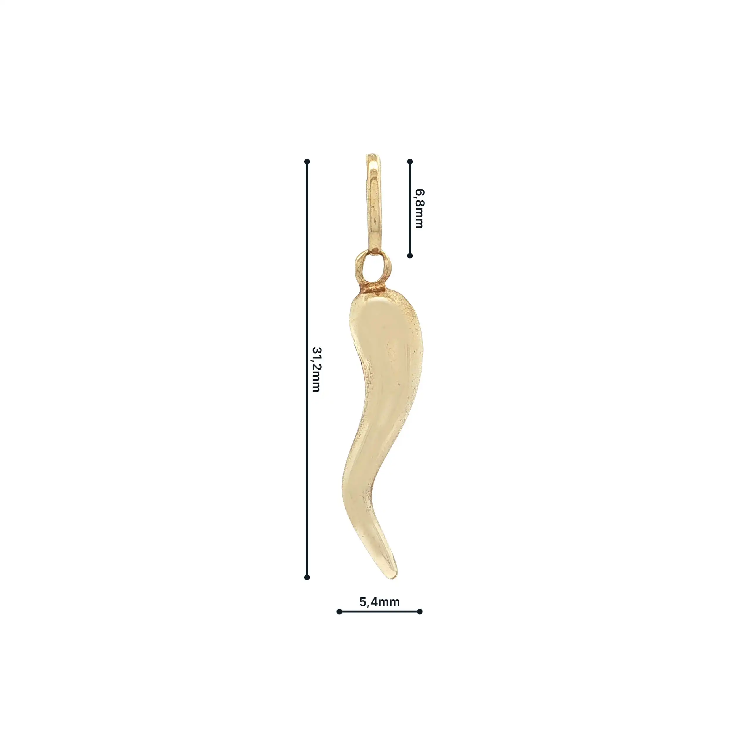 Anhänger Gelbgold "Cornicello"