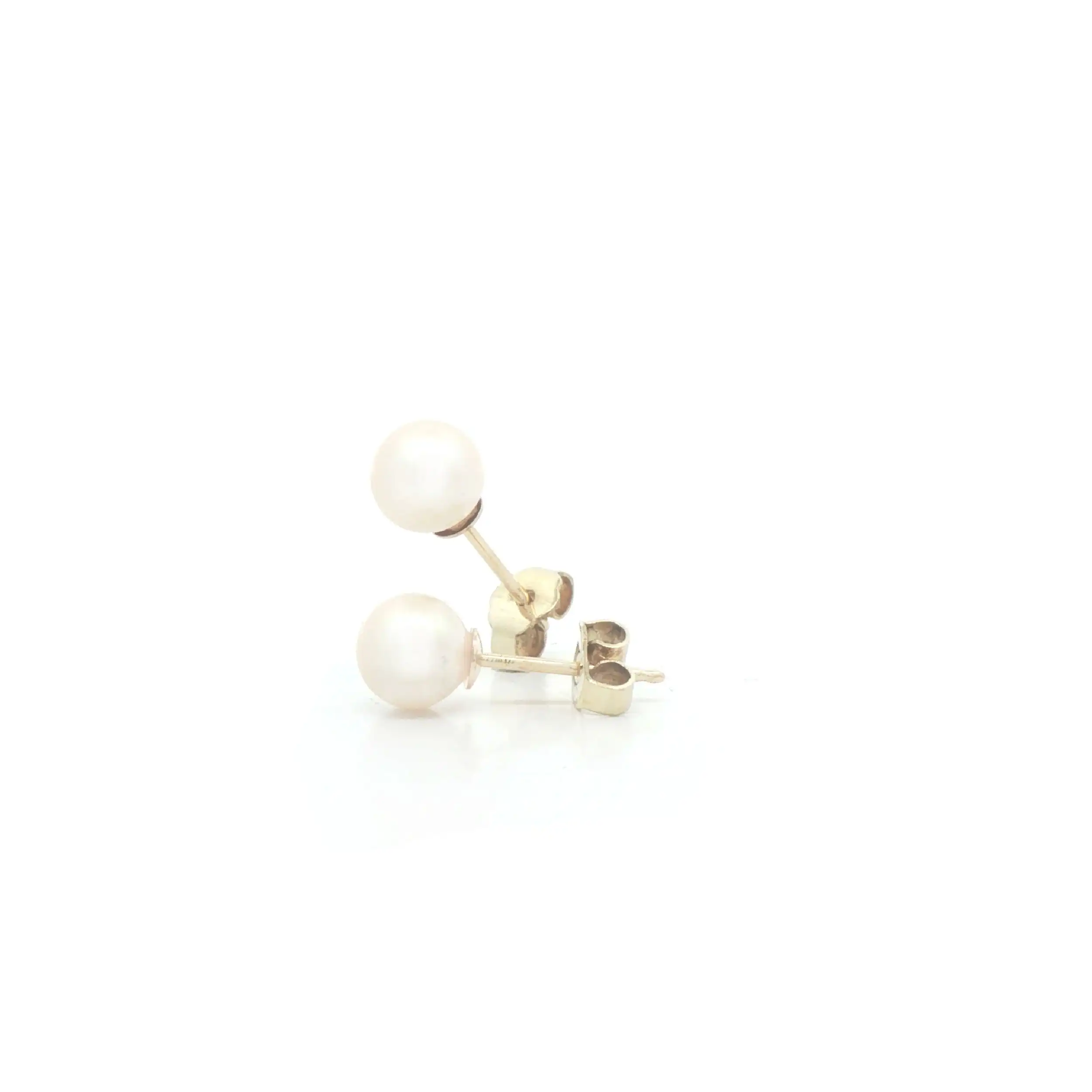 Ohrstecker Gelbgold mit Perle Ohrstecker Gelbgold mit Perle