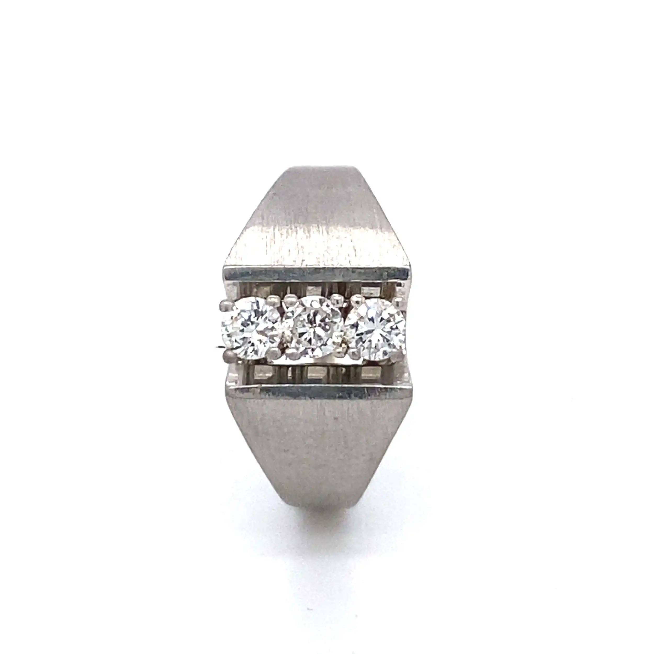 Ring Weißgold mit Brillanten Ring Weißgold mit Brillanten