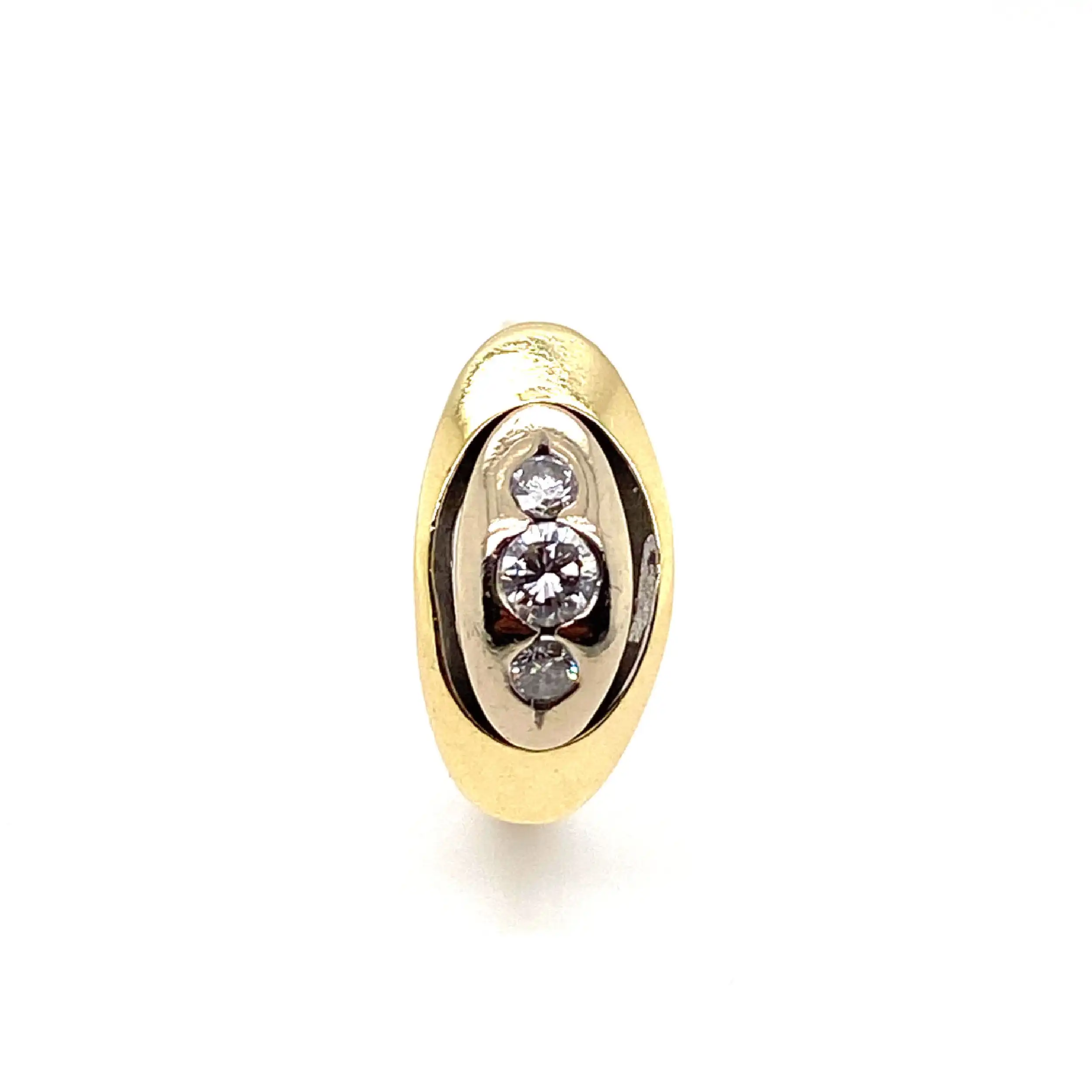 Ring Bicolor mit Brillanten Ring Bicolor mit Brillanten