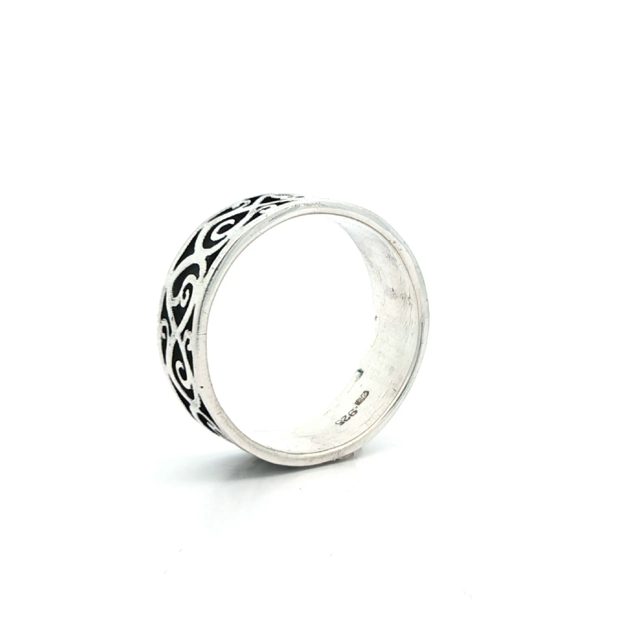 Ring Silber mit Muster