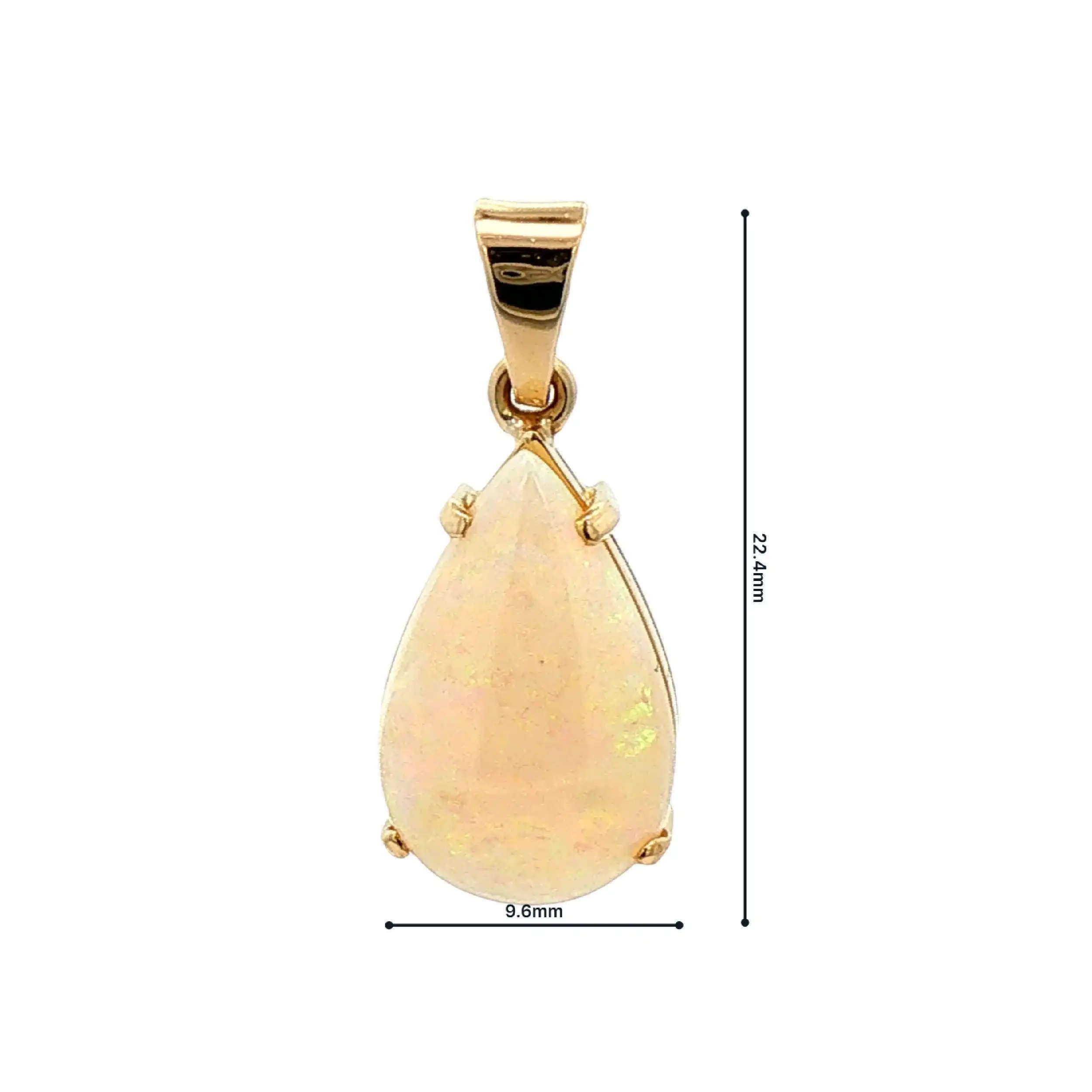 Anhänger Gelbgold mit Opal
