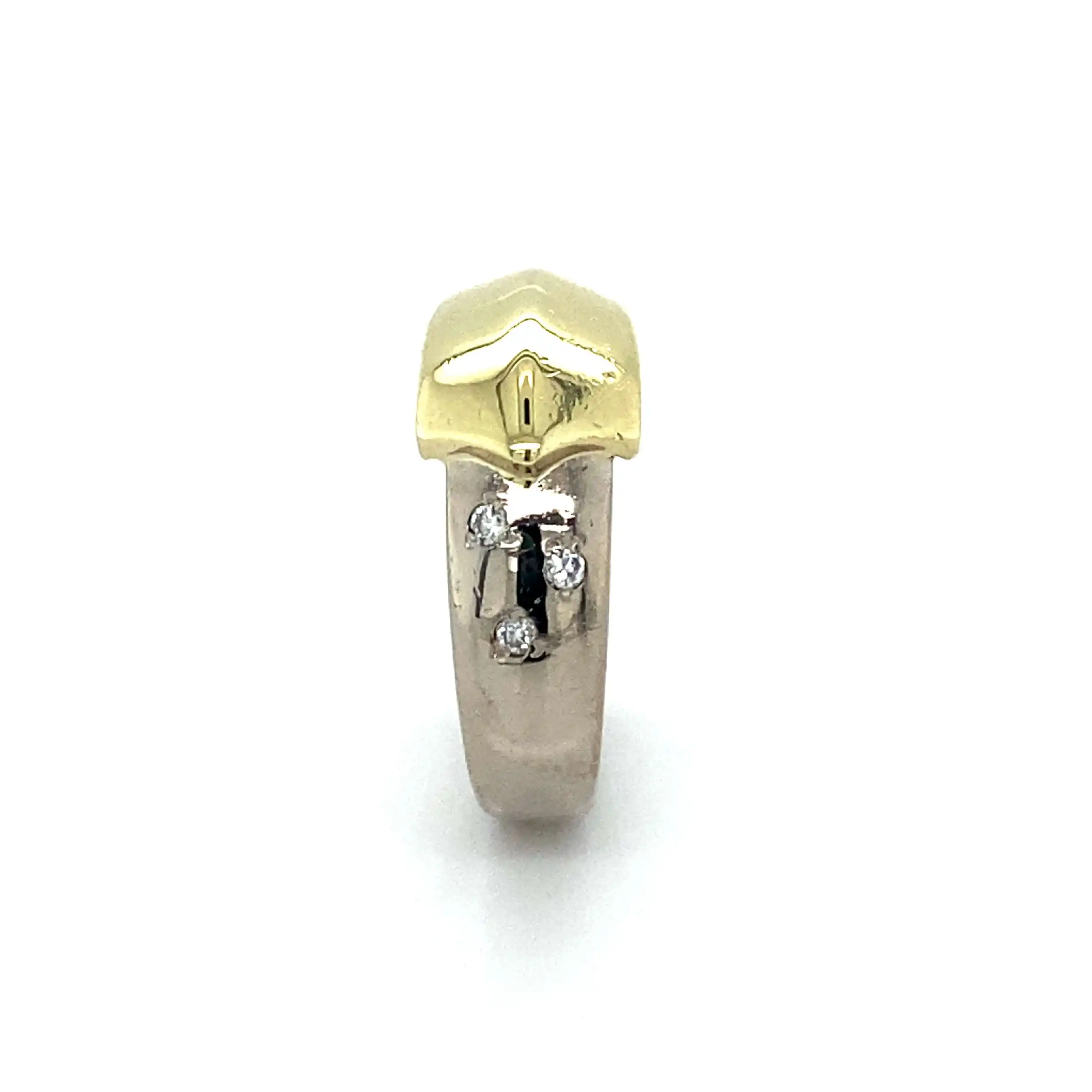 Ring Bicolor mit Brillanten Ring Bicolor mit Brillanten
